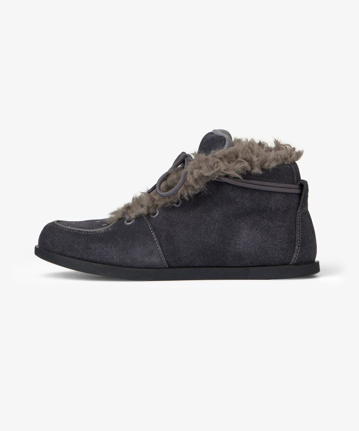 에이이에이이(AEAE) AEAE FUZZY FAT SNEAKERS [CHARCOAL]