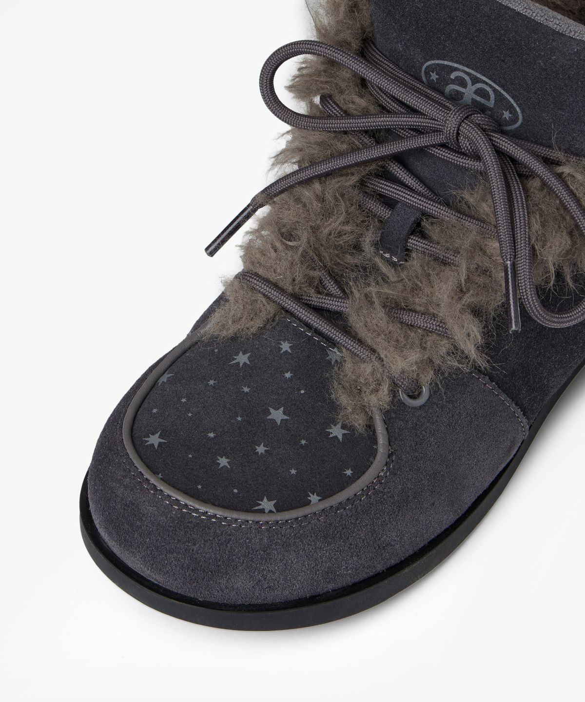 에이이에이이(AEAE) AEAE FUZZY FAT SNEAKERS [CHARCOAL]