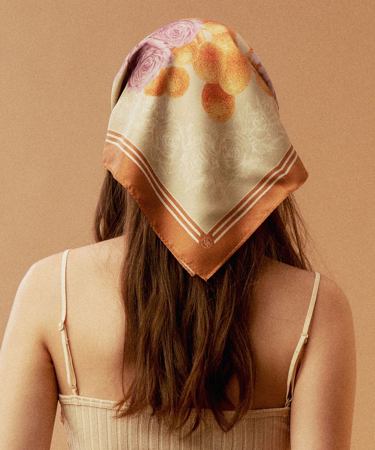 하스(HAS) HPP015 Cupid Silk Scarf (orange)