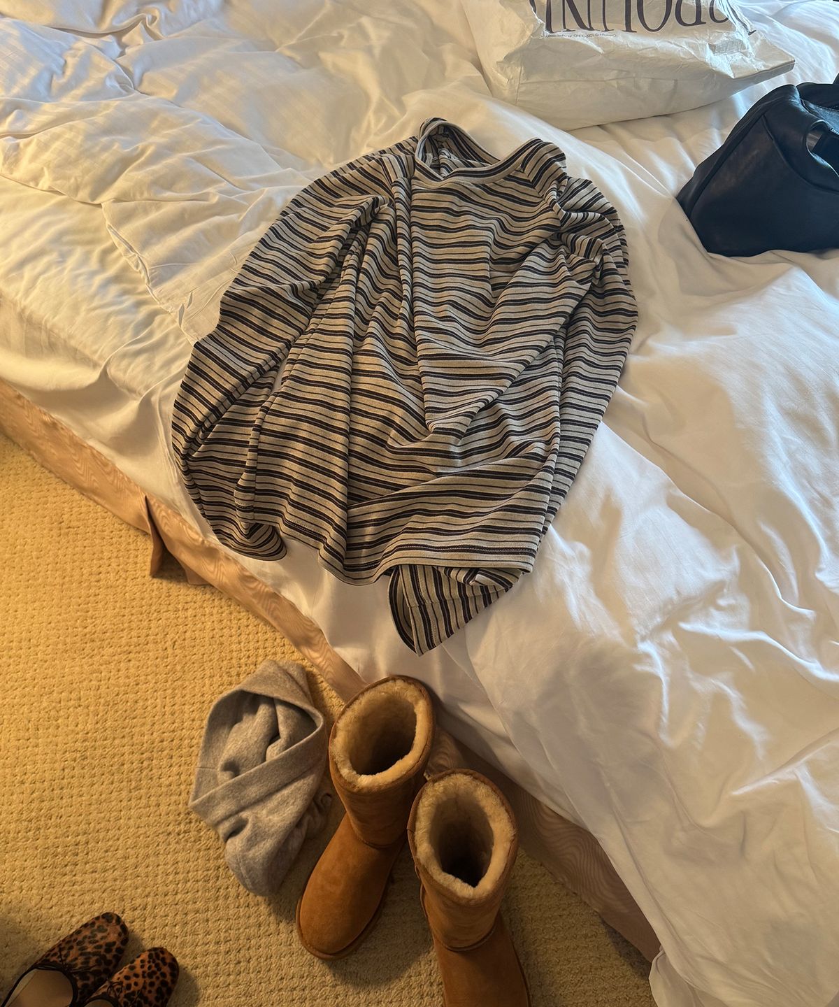 108파운드(108POUND) Milo Stripe Tee_Oatmeal