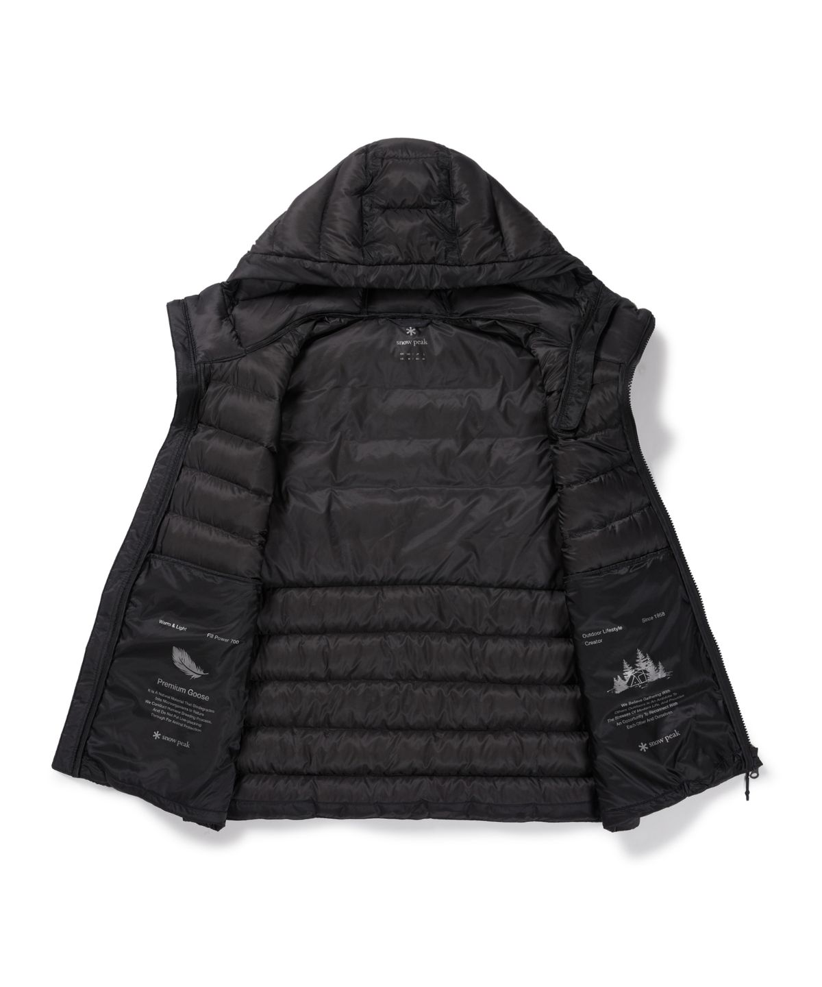 스노우피크 어패럴(SNOWPEAK APPAREL) 에어클라우드 10D 경량 구스 다운 베스트 (S26WMTDV70) Charcoal