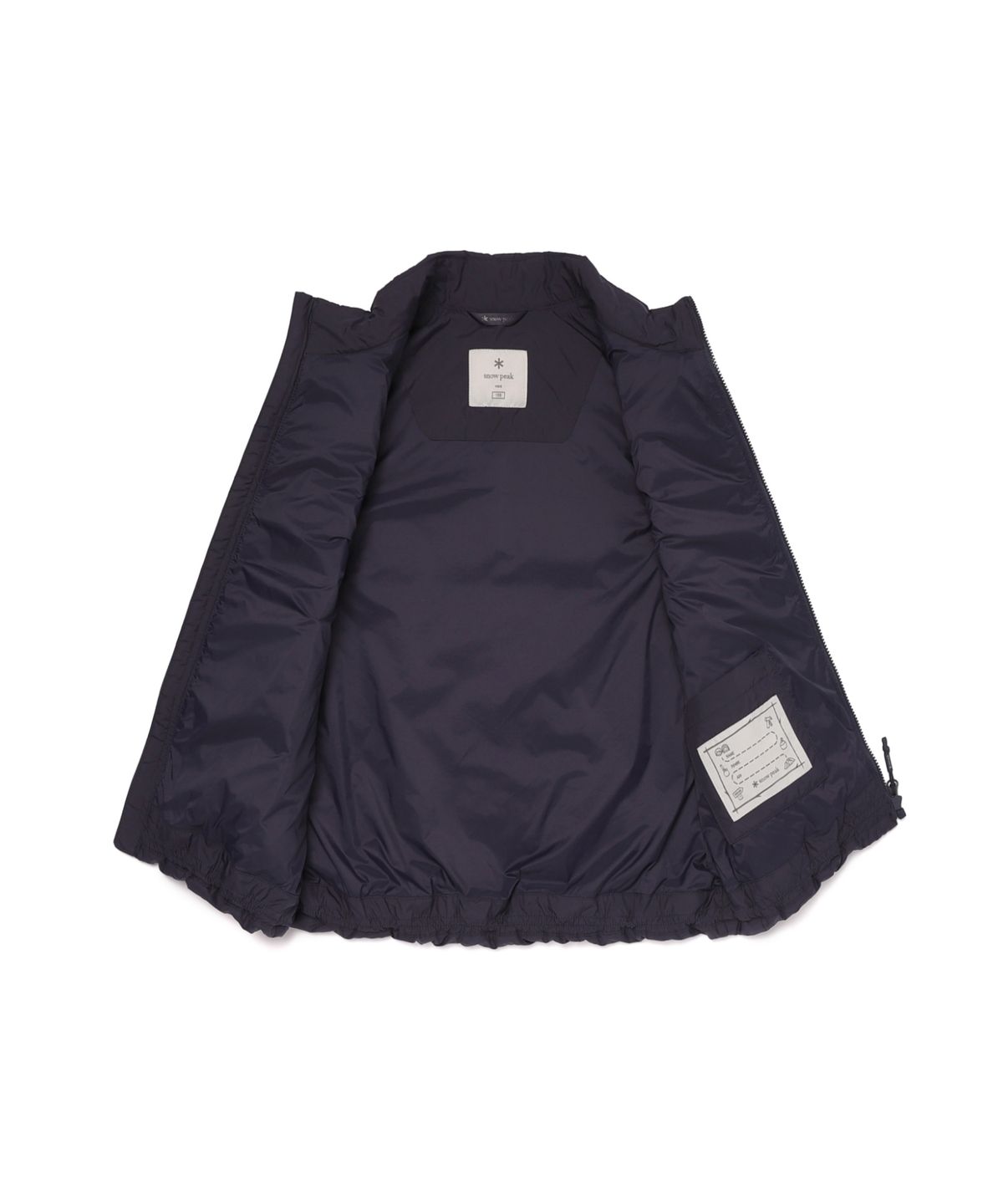 스노우피크 어패럴(SNOWPEAK APPAREL) 키즈 퍼텍스 퀀텀 씬클라우드 스탠드넥 경량 베스트 (S26WKTVE80) Purple Gray