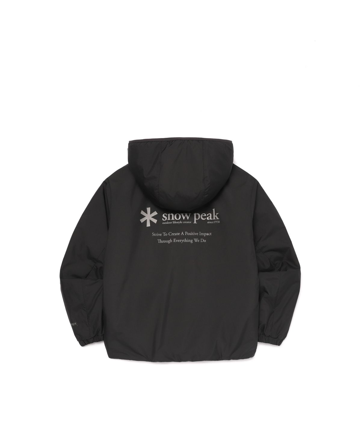 스노우피크 어패럴(SNOWPEAK APPAREL) 키즈 퍼텍스 퀀텀 씬클라우드 경량 후드 자켓 (S26WKTPJ80) Black