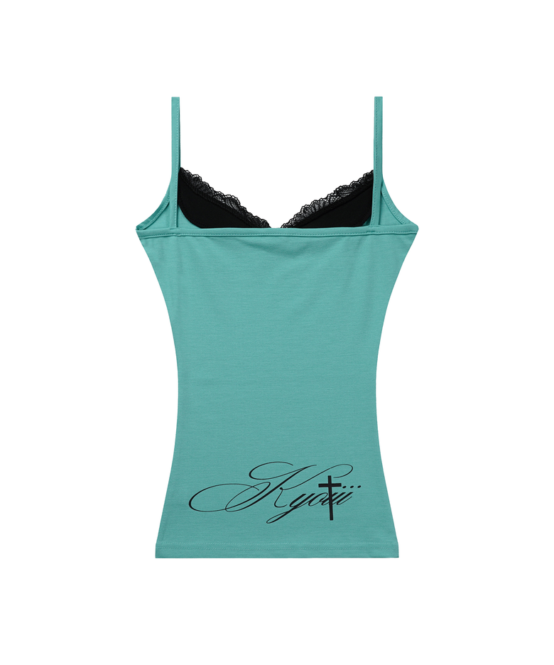 LACE SLEEVELESS (MINT)