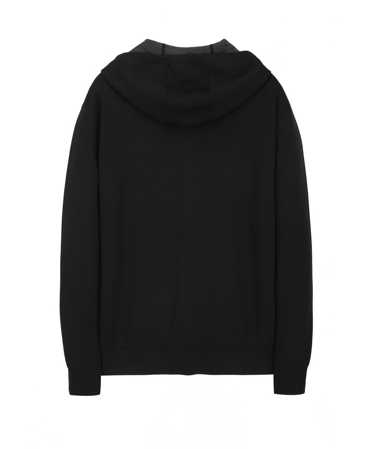 질스튜어트뉴욕 맨(JILLSTUART NEWYORK MEN) 셋업 니트 후디집업 - 블랙 (JNSW6D183BK)