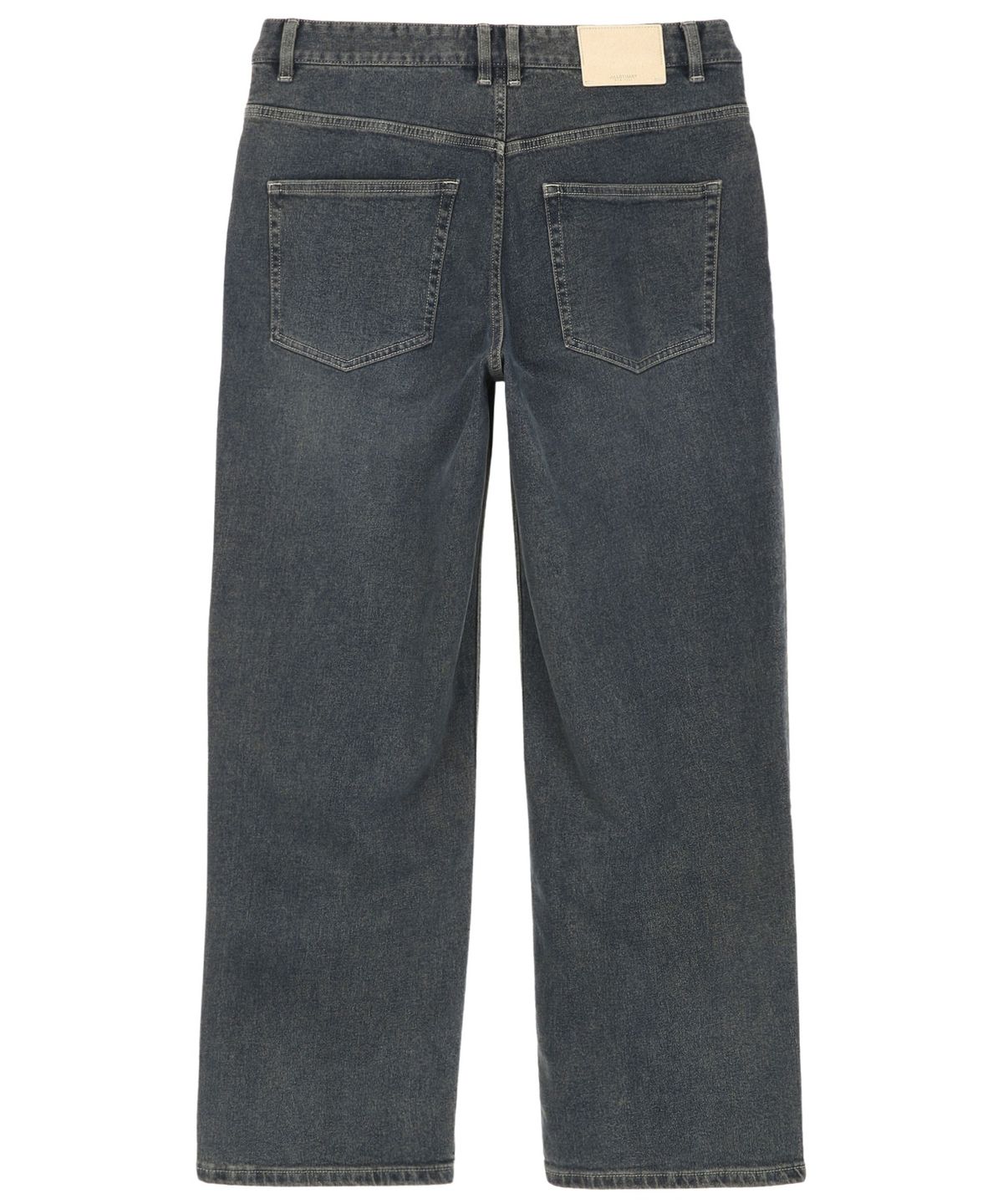질스튜어트뉴욕 맨(JILLSTUART NEWYORK MEN) [WIDE-FIT]  기모 데님 팬츠 - 인디고블루 (JNPA6D004B3)