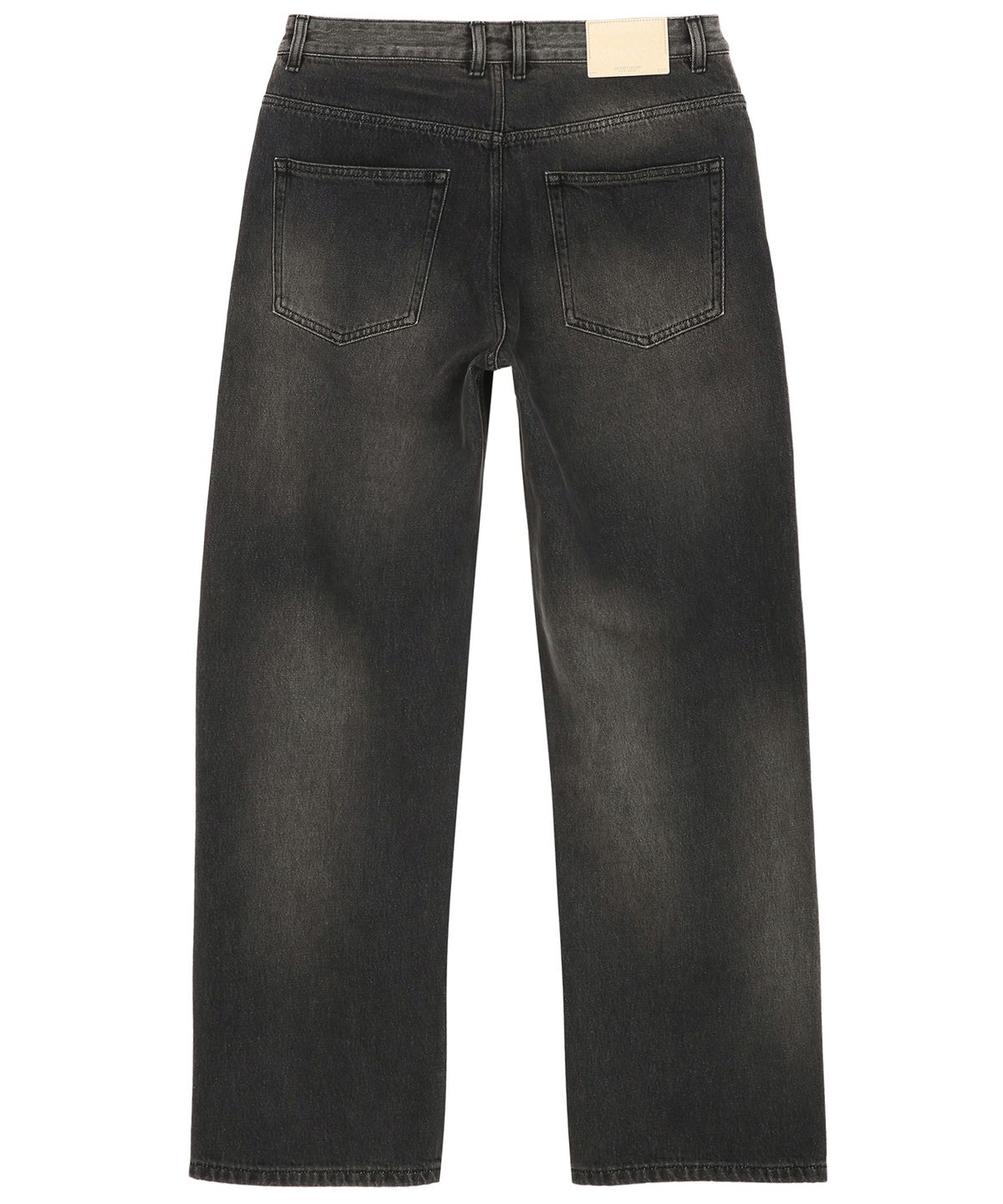 질스튜어트뉴욕 맨(JILLSTUART NEWYORK MEN) [WIDE-FIT]  브러쉬드 데님 셋업 팬츠 - 그레이 (JNPA6D005G2)