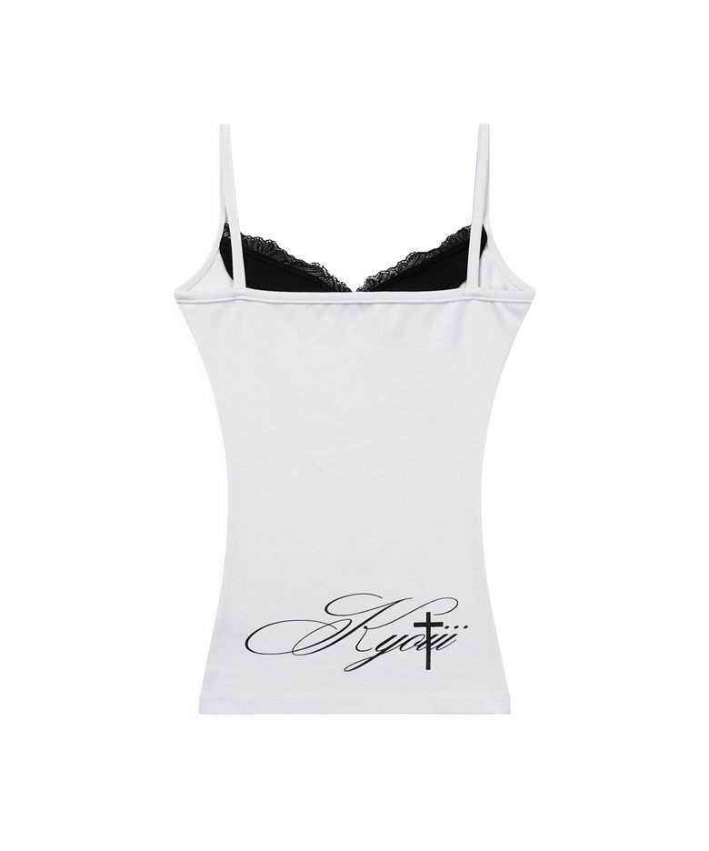 LACE SLEEVELESS (WHITE)