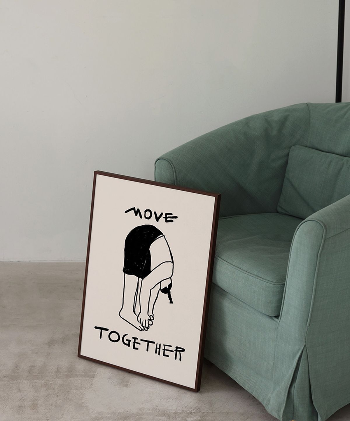 뚜누(TOUNOU) 하연 작가, MOVE TOGETHER 직사각 포스터