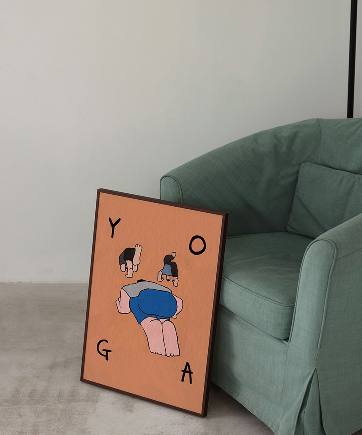 뚜누(TOUNOU) 하연 작가, YOGA 직사각 포스터