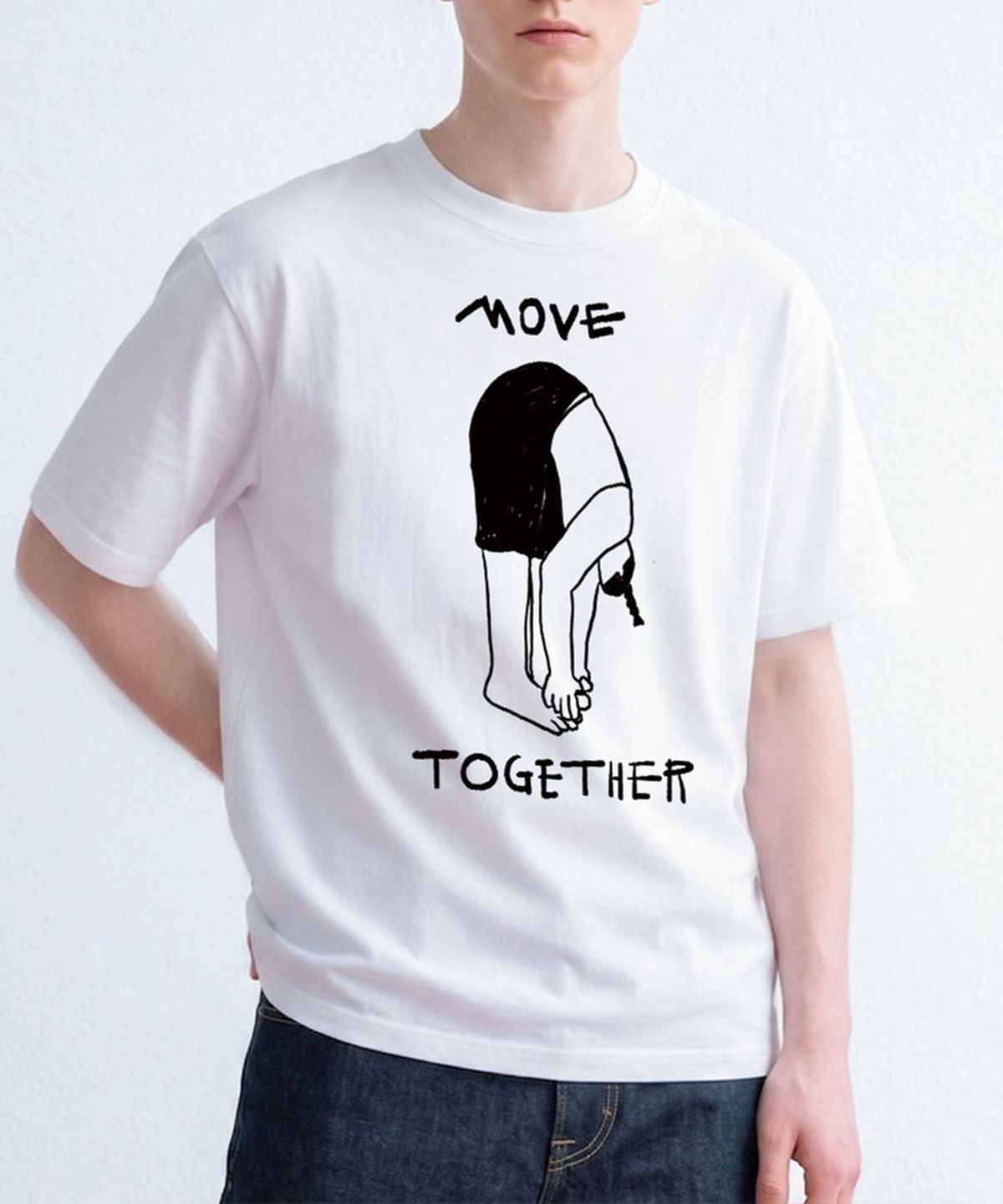 뚜누(TOUNOU) 하연 작가, MOVE TOGETHER 티셔츠