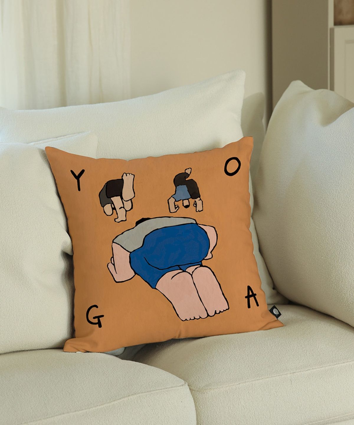 뚜누(TOUNOU) 하연 작가, YOGA 쿠션 커버