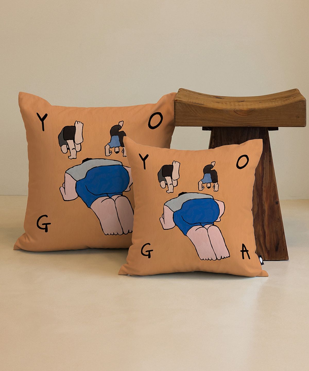 뚜누(TOUNOU) 하연 작가, YOGA 쿠션 커버