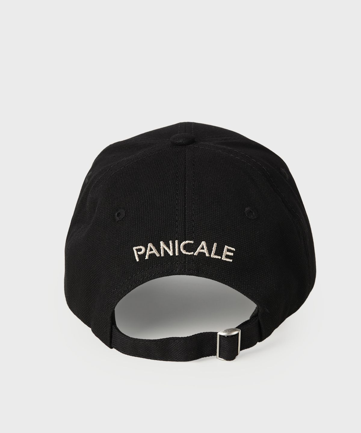 빠니깔레(PANICALE) 블랙 빈티지 P로고 볼캡