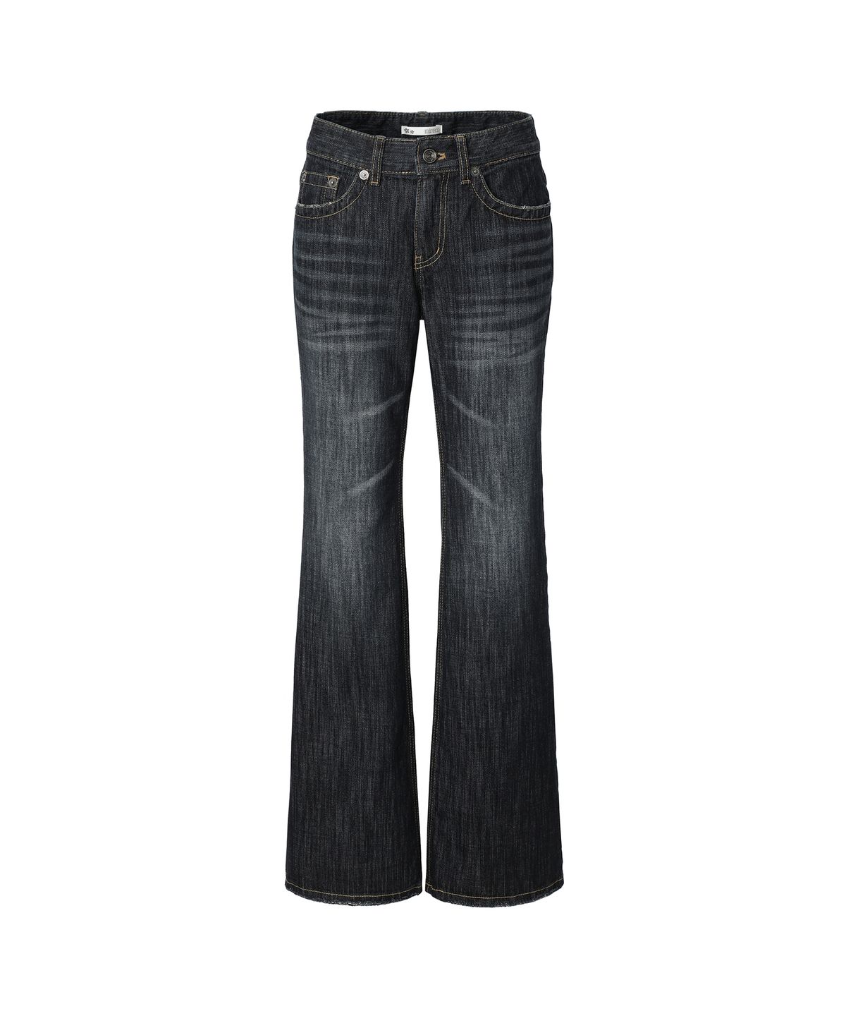 미레코(MIRECO) BOLD STITCH FLARE PT INDIGO BLACK
