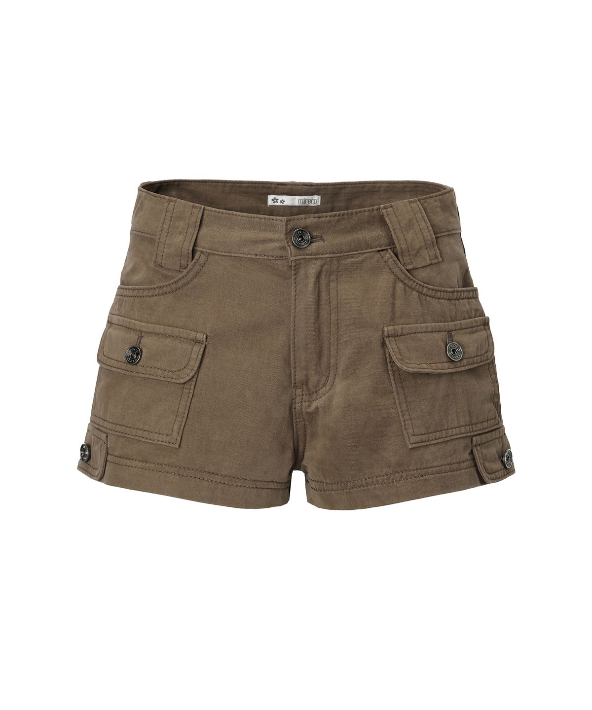 미레코(MIRECO) MULTI POCKET CARGO SHORTS CAMEL