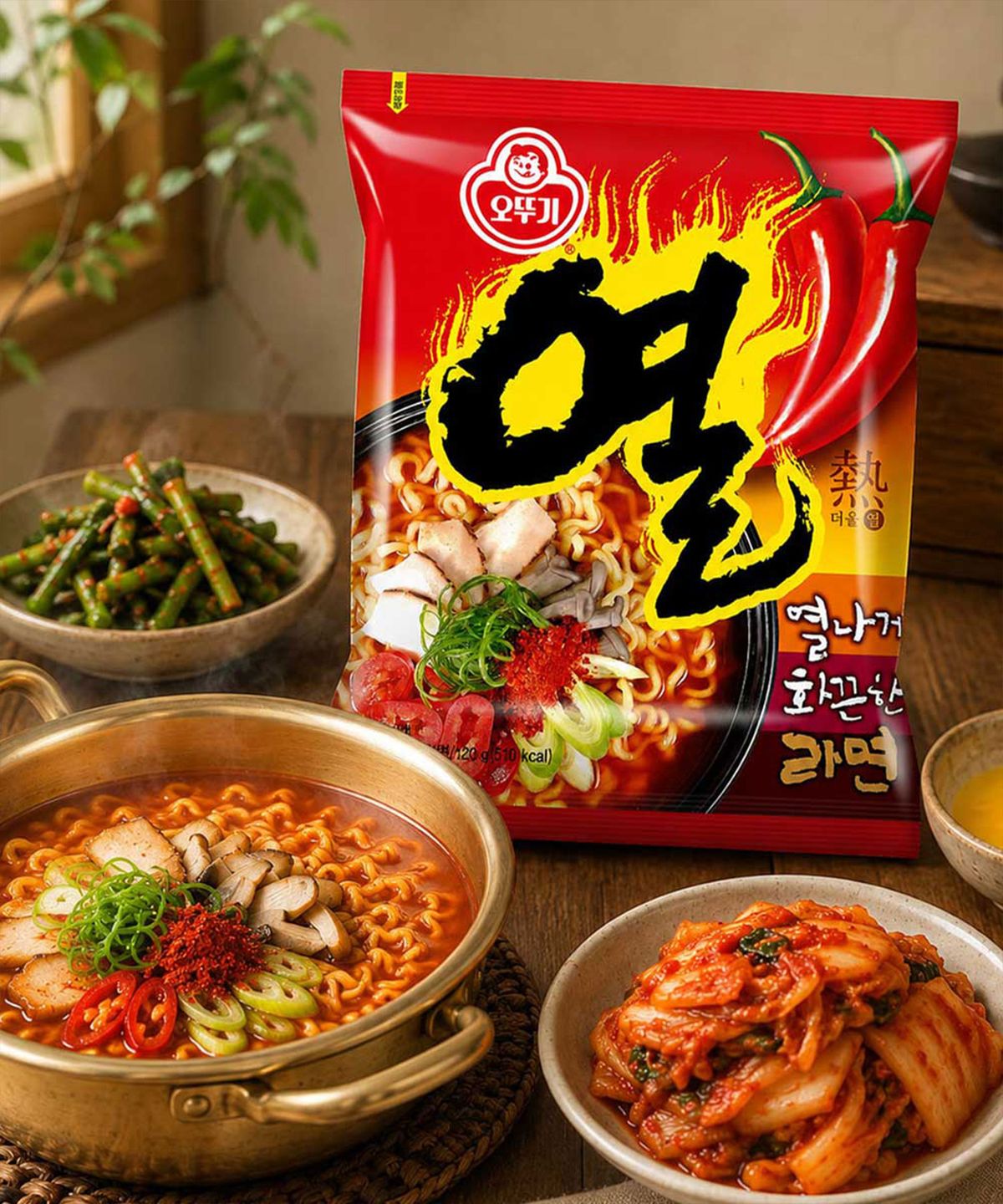 오뚜기(OTOKI) 열라면 40개입 (5개입번들 x 8개)