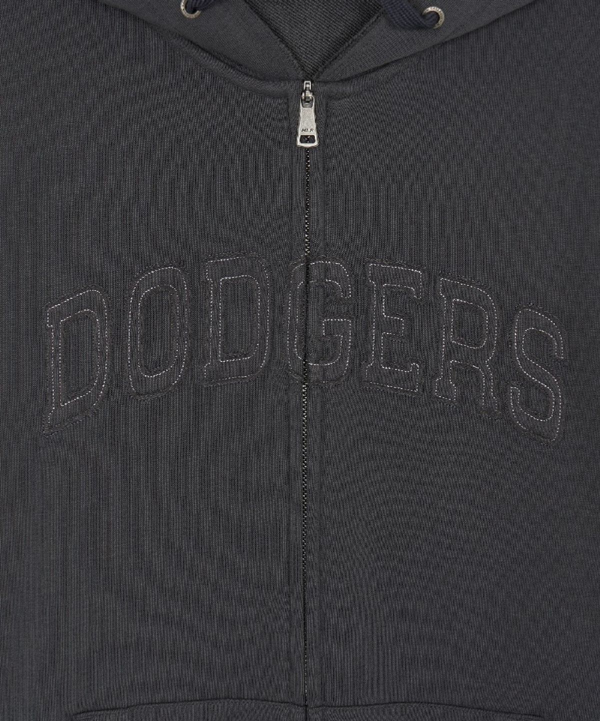 엠엘비(MLB) 바시티 빈티지 뉴 빅 레터링 후드집업 LA (D.Charcoal Grey)