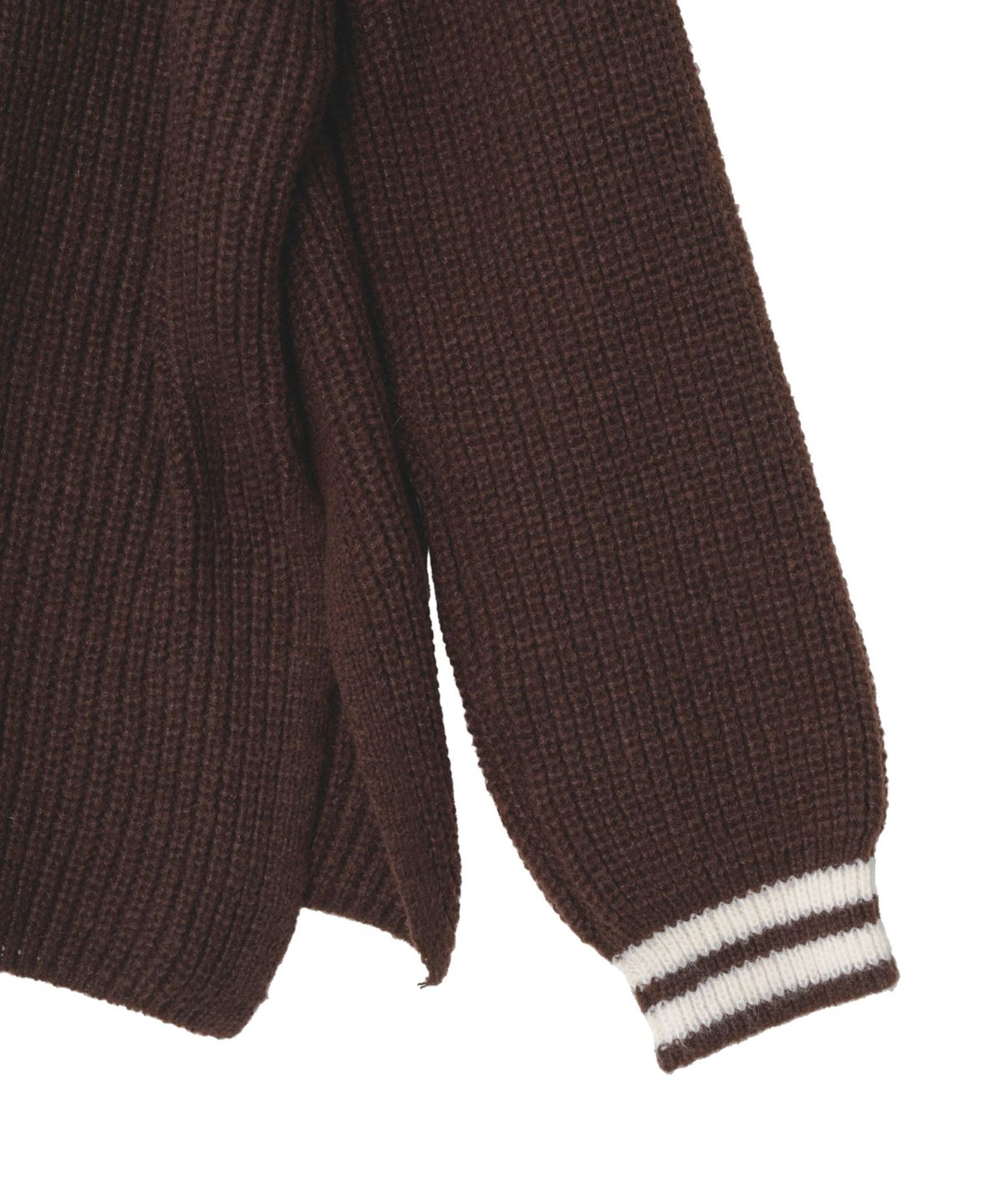 커뮨더웨어(KOMMUNTHEWEAR) KOMMUN VNECK KNIT SET BROWN 커뮨 브이넥 니트 셋트 브라운