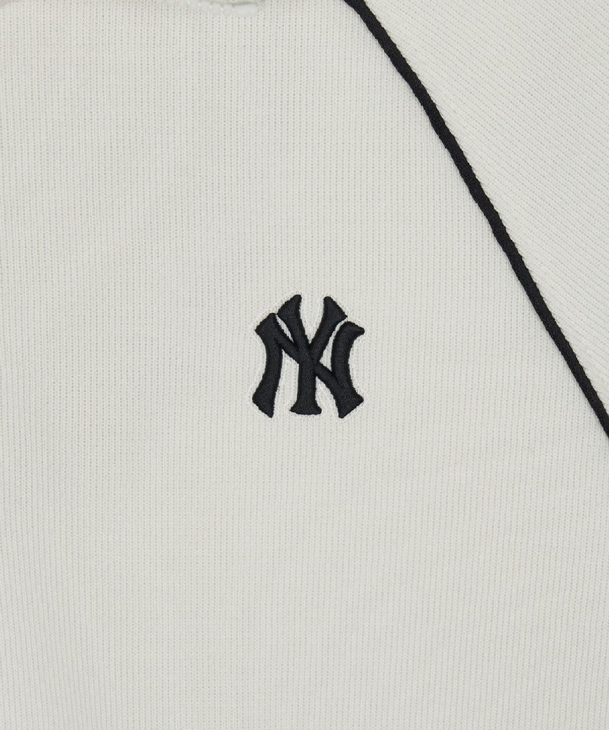 엠엘비(MLB) 여성 바시티 스포티브 반집업 맨투맨 NY (Cream)
