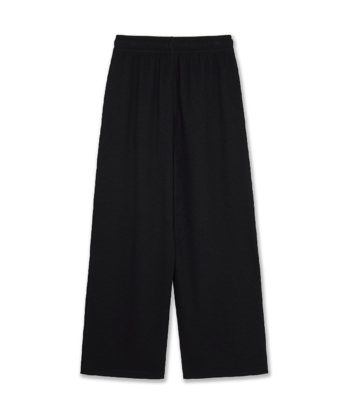 엠엘비(MLB) 여성 바시티 골지 세미와이드 팬츠 NY (Black)