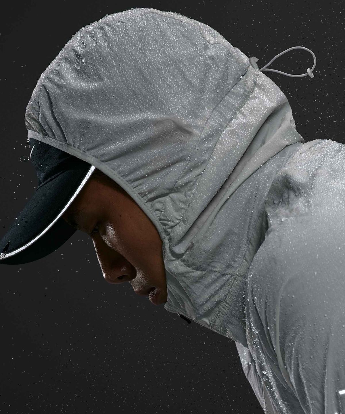 나이키(NIKE) 스트라이드 리펠 UV 러닝 재킷 M - 그레이 포그 / HV4549-097