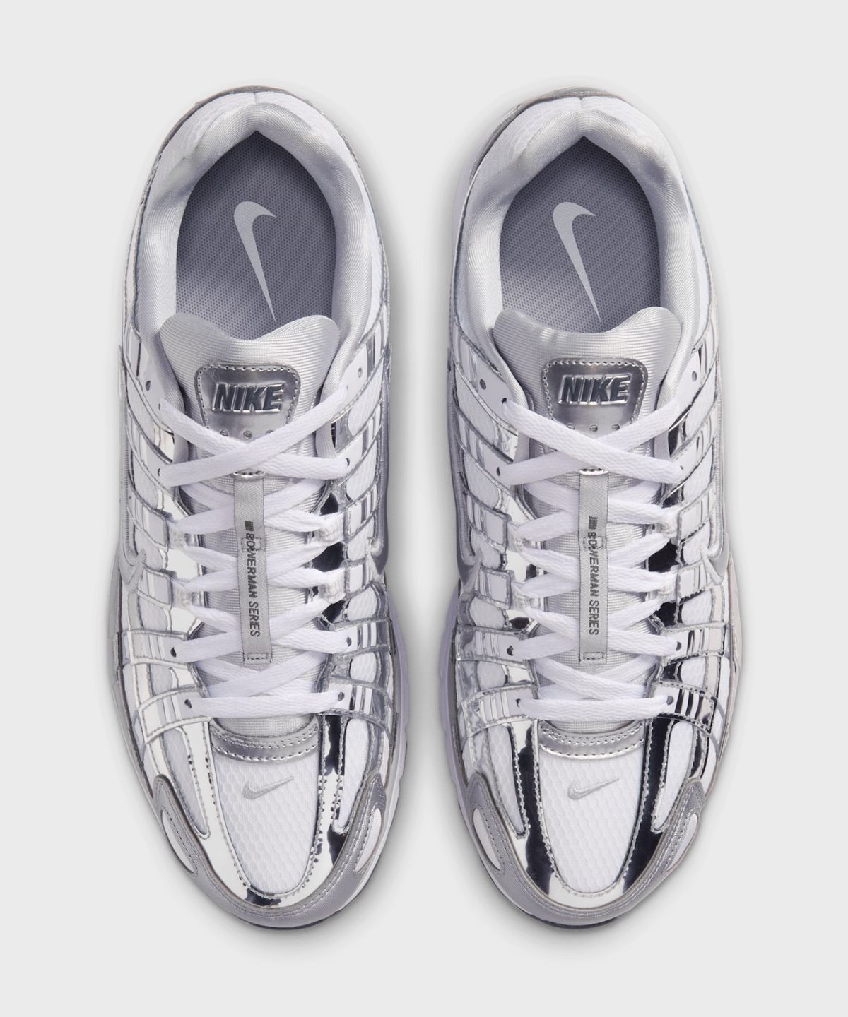 나이키(NIKE) P-6000 M - 화이트:그레이 포그:아이언 그레이:메탈릭 실버 / CN0149-100