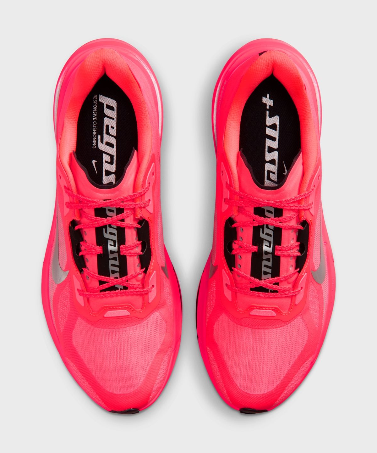 나이키(NIKE) 페가수스 플러스 2 M - 플래시 크림슨:블랙:라이트 스모크 그레이:메탈릭 실버 / IM2541-600