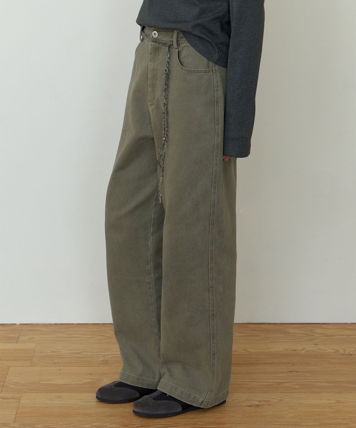더미튼(THEMITTEN) Doze washed pants (vintage khaki)