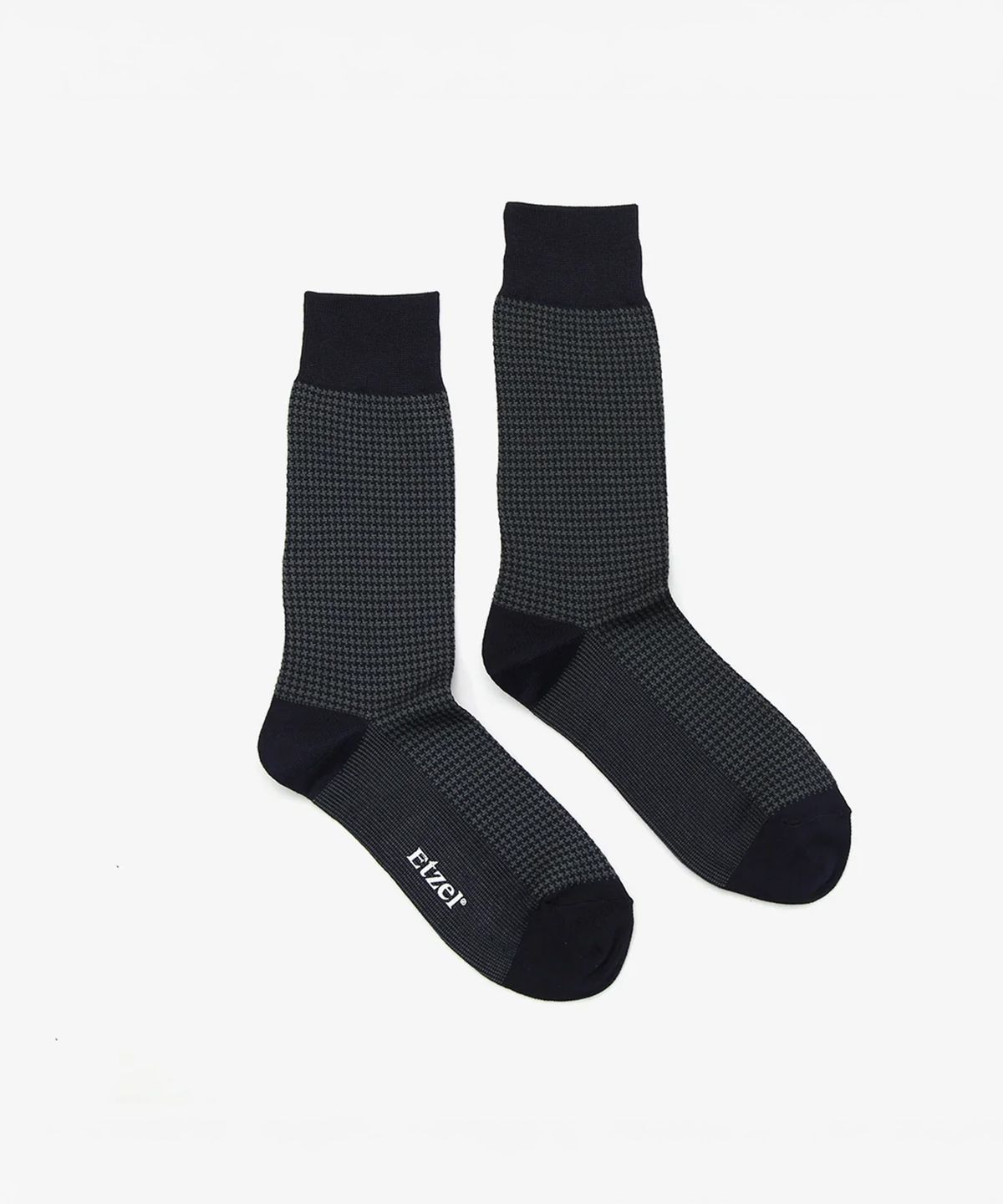 에첼(ETZEL) ETG043 남성 하운드투스 드레시 정장 양말 3P 기프트세트
