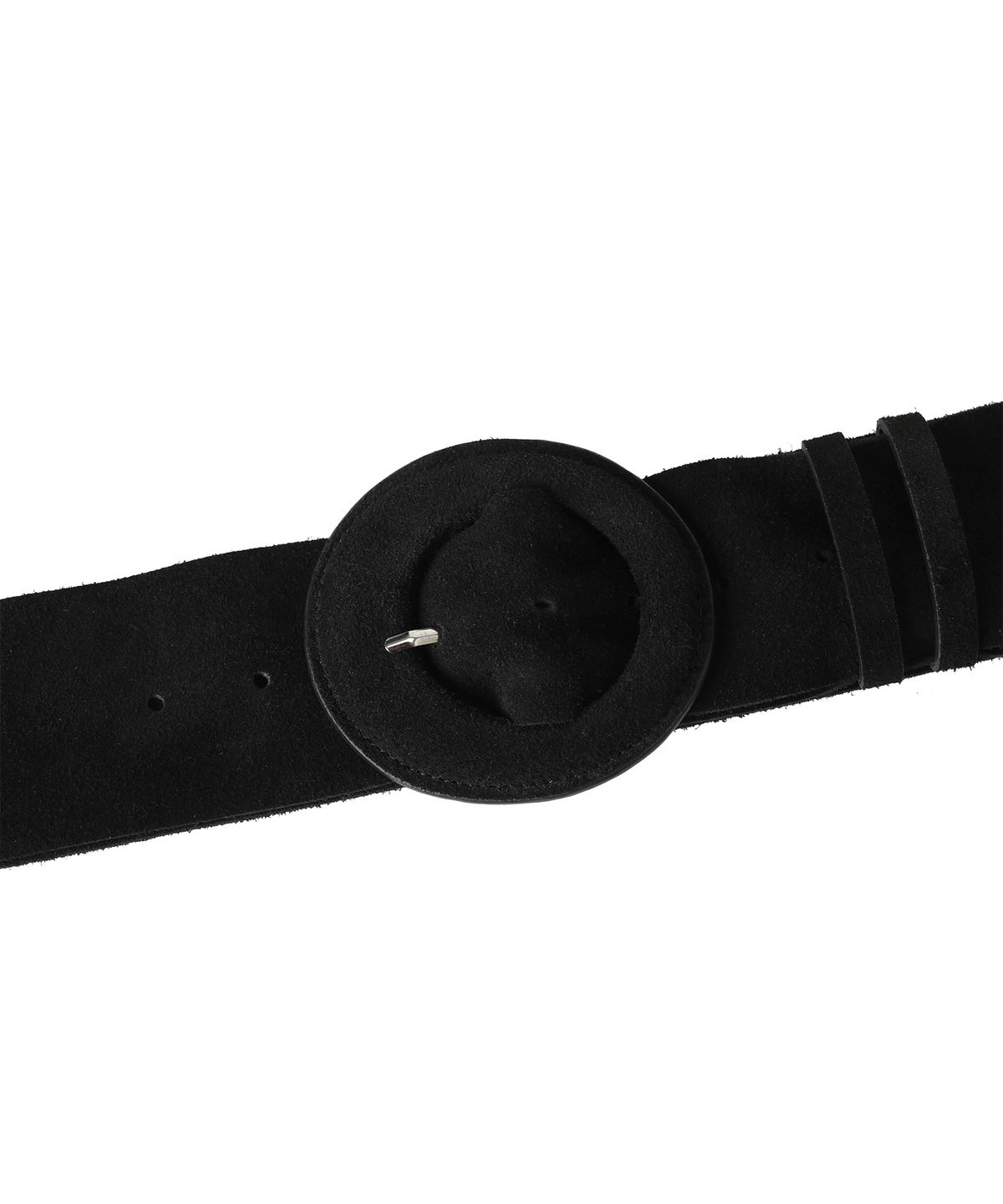 미레코(MIRECO) COW SUEDE BELT BLACK