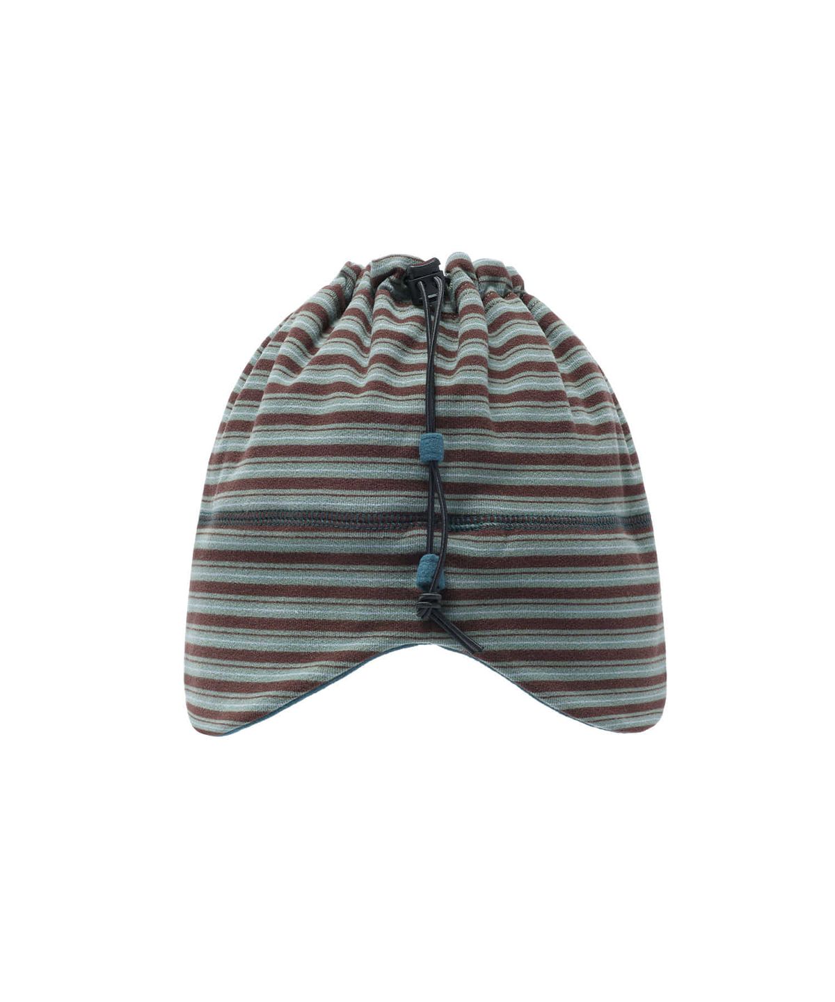 나이스고스트클럽(NICEGHOSTCLUB) FFATS FLEECE STRIPE EARFLAP BEANIE_BROWN(NG2GFUAB31A)