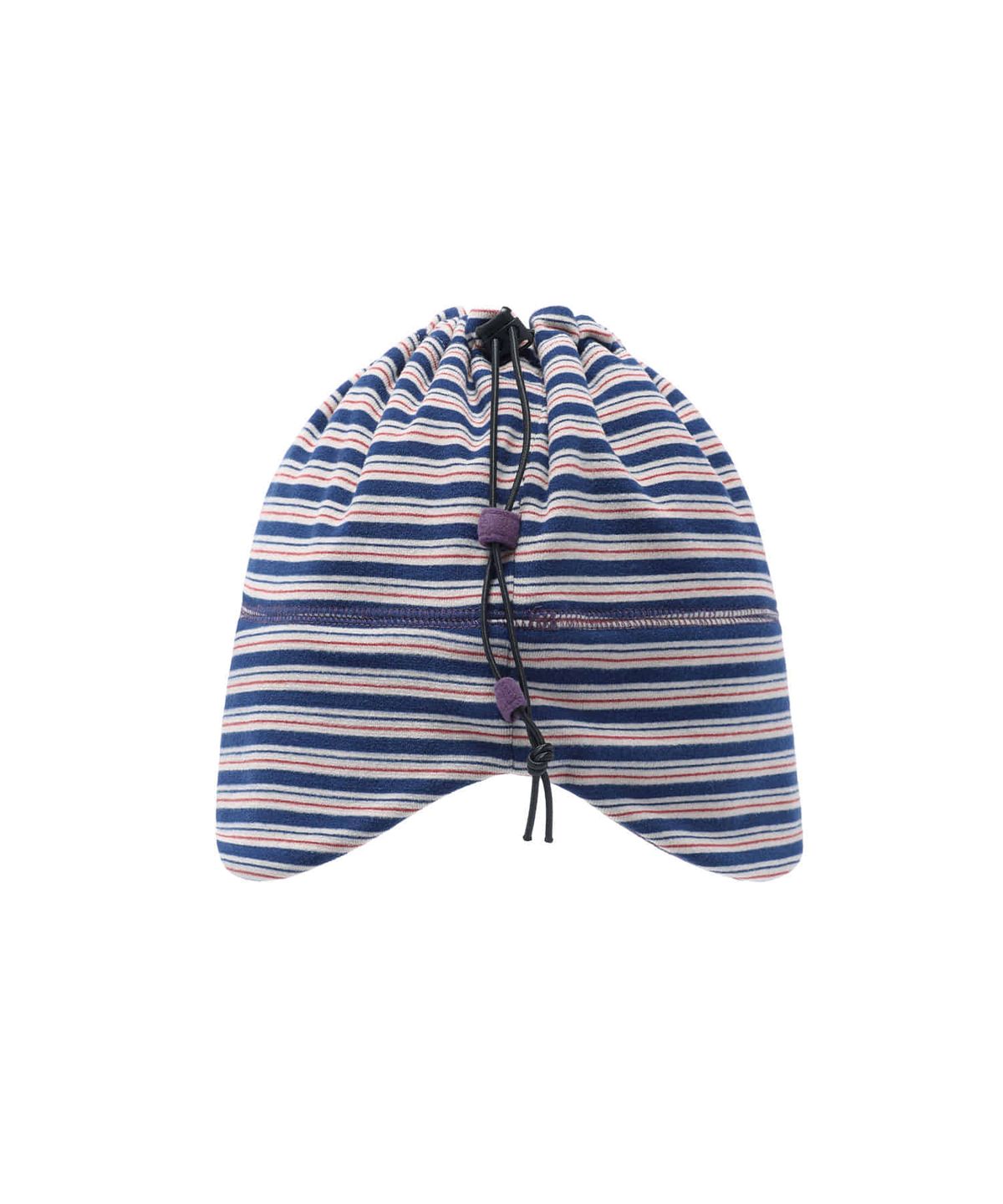 나이스고스트클럽(NICEGHOSTCLUB) FFATS FLEECE STRIPE EARFLAP BEANIE_NAVY(NG2GFUAB31A)