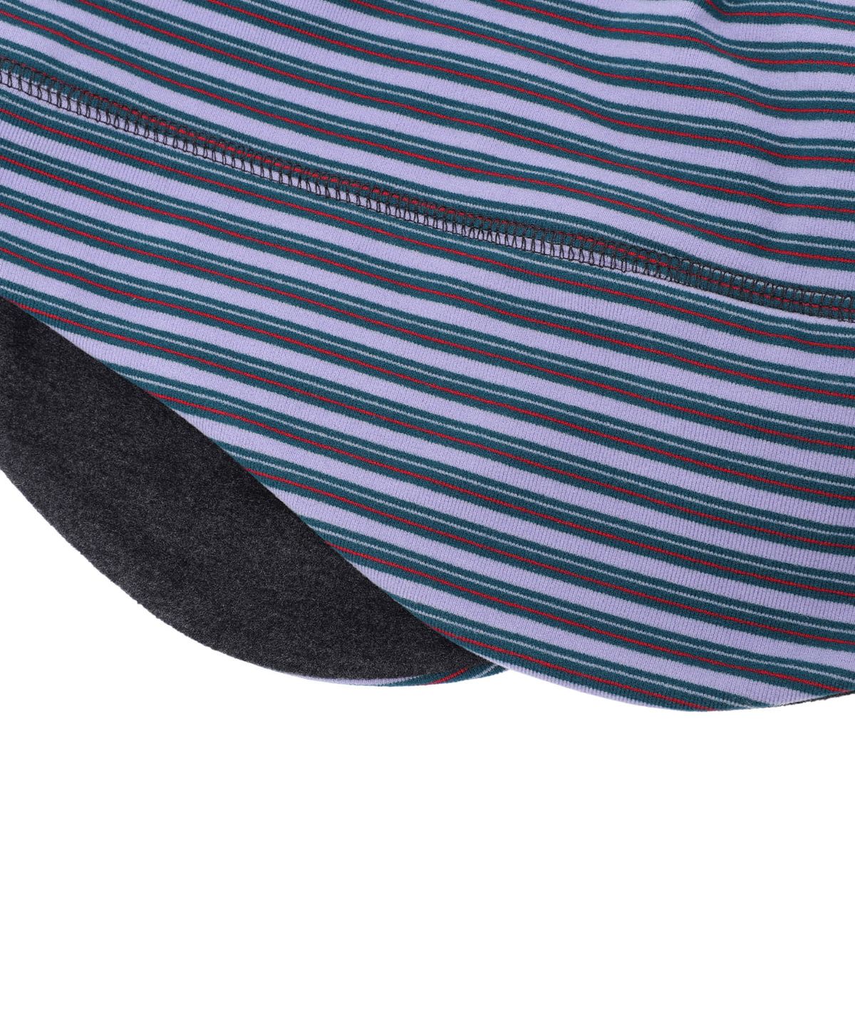 나이스고스트클럽(NICEGHOSTCLUB) FFATS FLEECE STRIPE EARFLAP BEANIE_PURPLE(NG2GFUAB31A)
