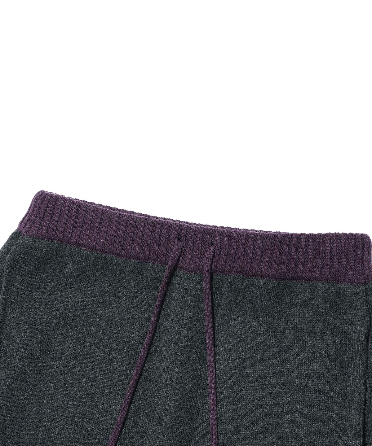 나이스고스트클럽(NICEGHOSTCLUB) FFATS KNIT JOGGER PANTS_CHARCOAL(NG2GFUPA80A)