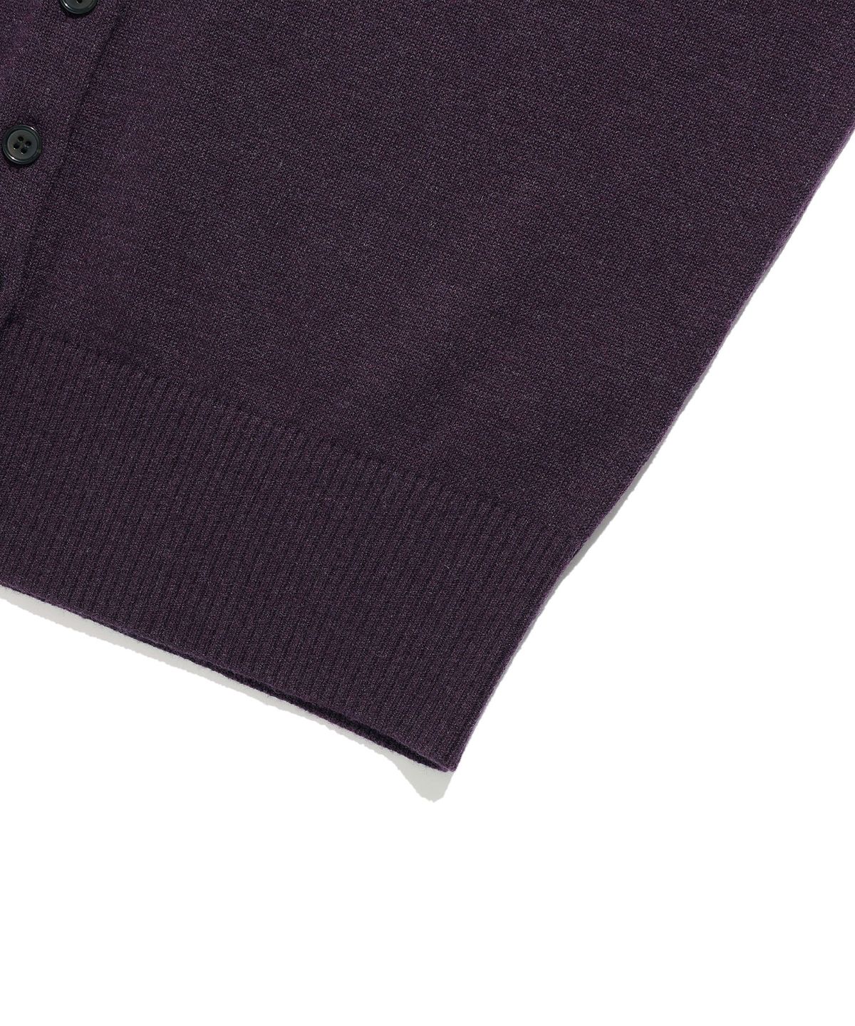 나이스고스트클럽(NICEGHOSTCLUB) FFATS HIGH NECK CARDIGAN_DARK PURPLE(NG2GFUK684A)