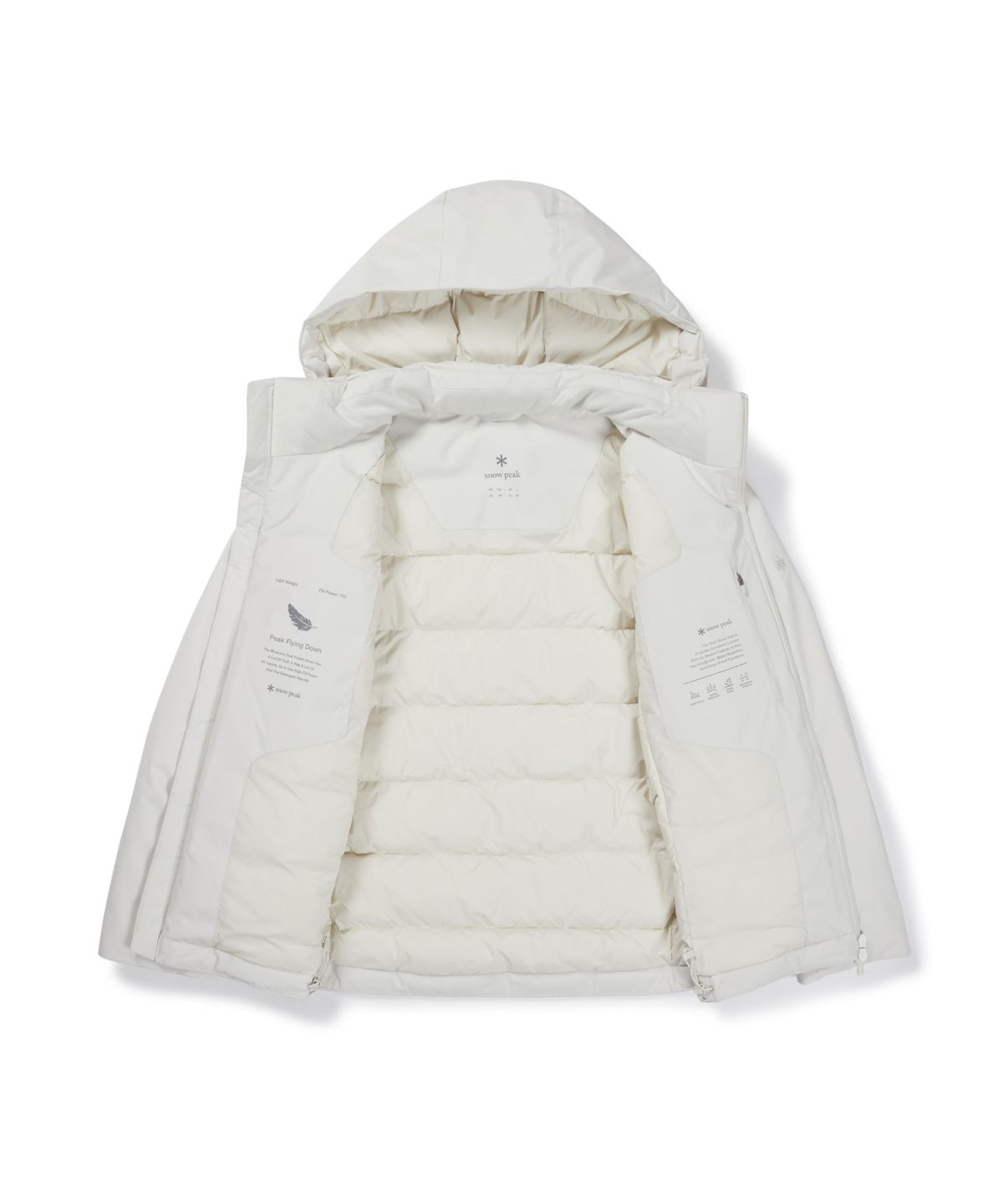 스노우피크 어패럴(SNOWPEAK APPAREL) 2L 티타닉 후드 경량 다운 자켓 (S26WUTDJ32) Light Beige