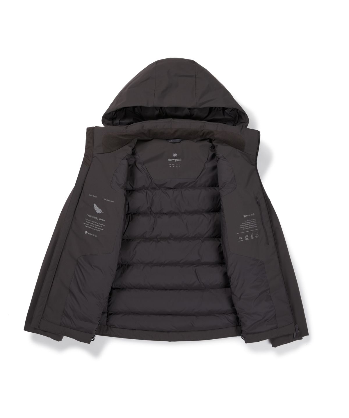 스노우피크 어패럴(SNOWPEAK APPAREL) 2L 티타닉 후드 경량 다운 자켓 (S26WUTDJ32) Chocolate Khaki