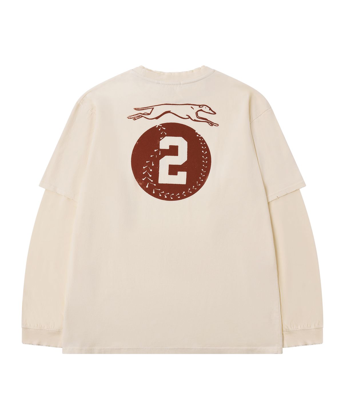 골든선샤인(GOLDEN SUNSHINE) ELEVEN LAYERD LONG SLEEVE T_ButterCream