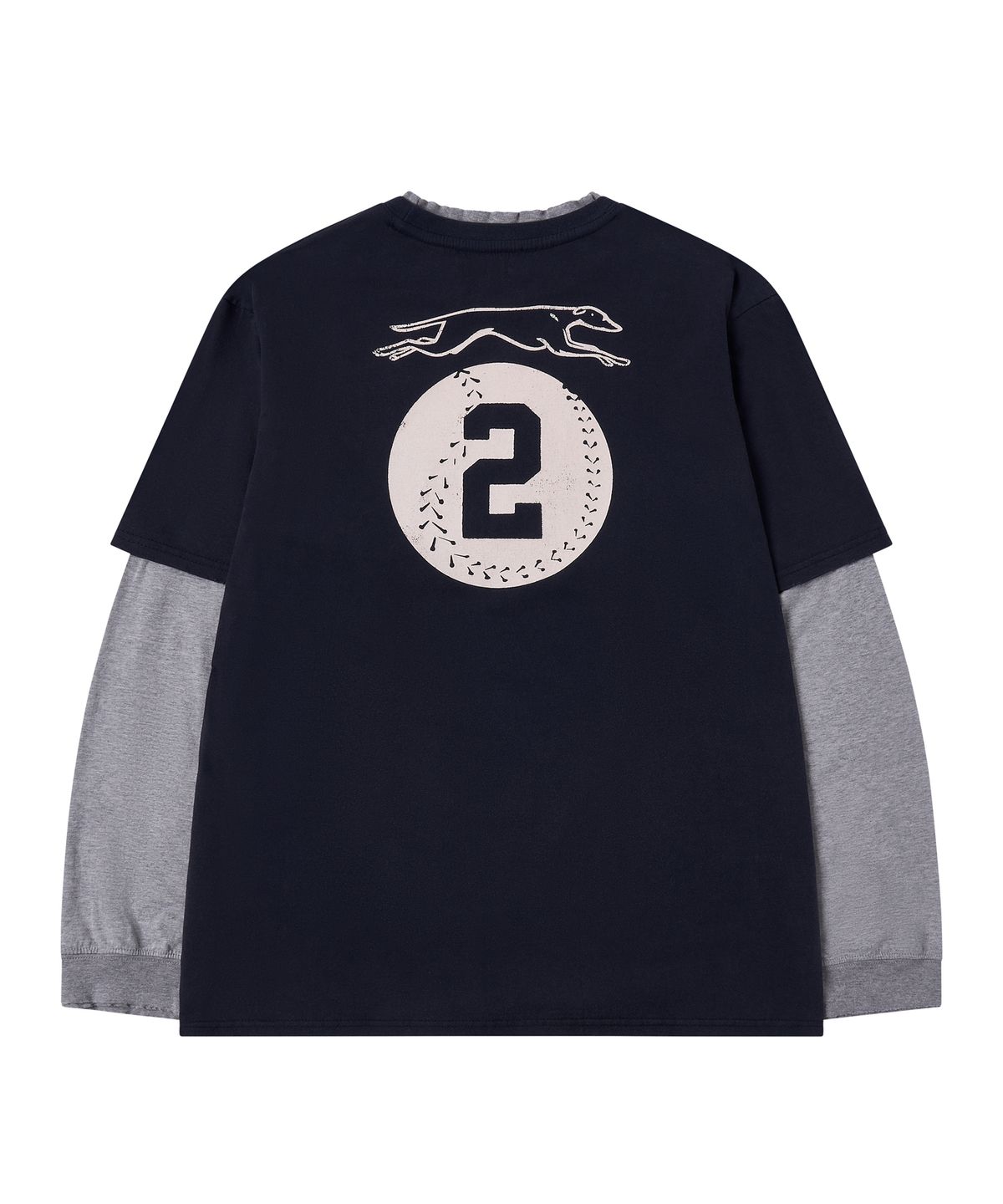 골든선샤인(GOLDEN SUNSHINE) ELEVEN LAYERD LONG SLEEVE T_ClassicNavy