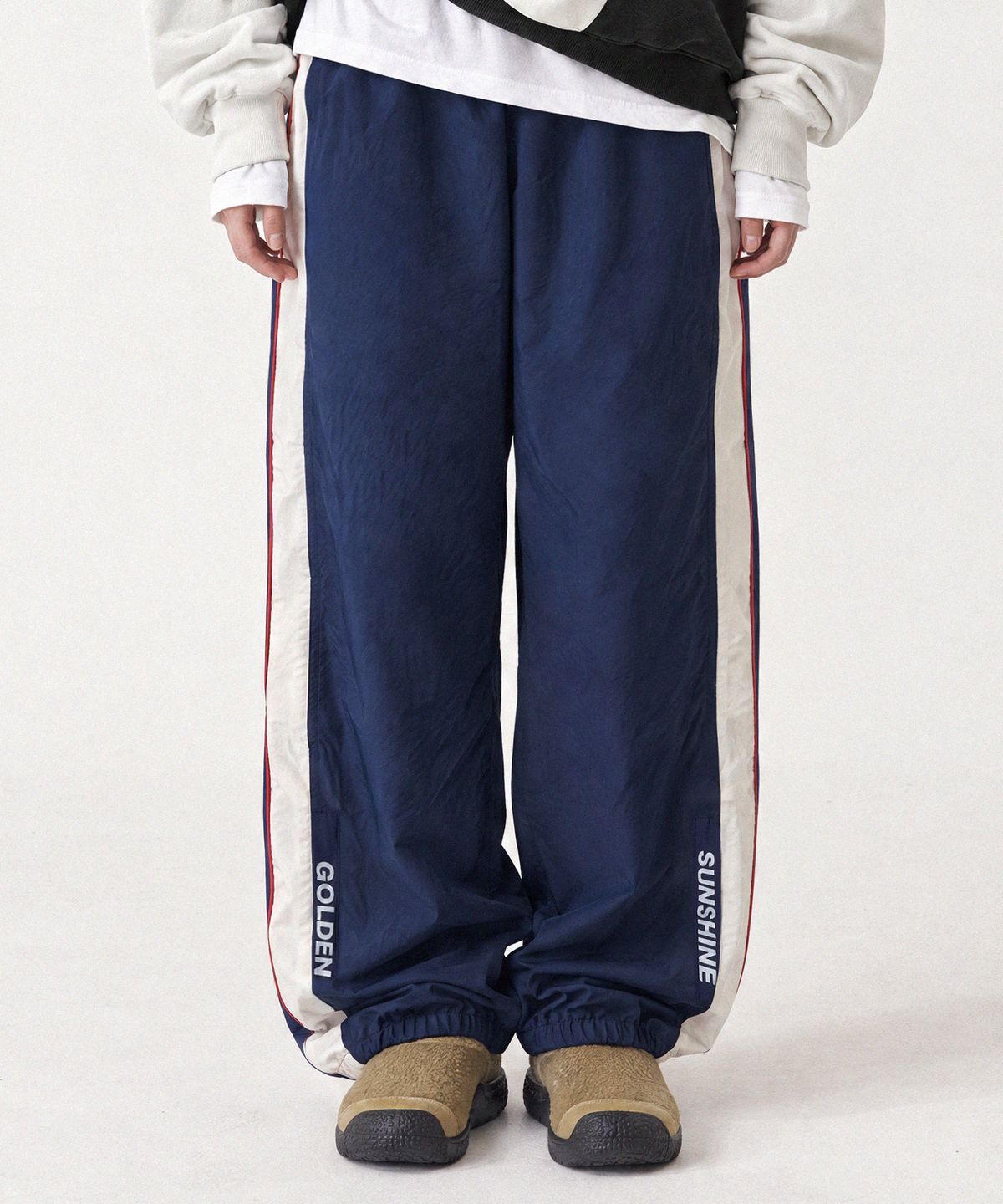 골든선샤인(GOLDEN SUNSHINE) WARM UP PANTS_BNavy/White