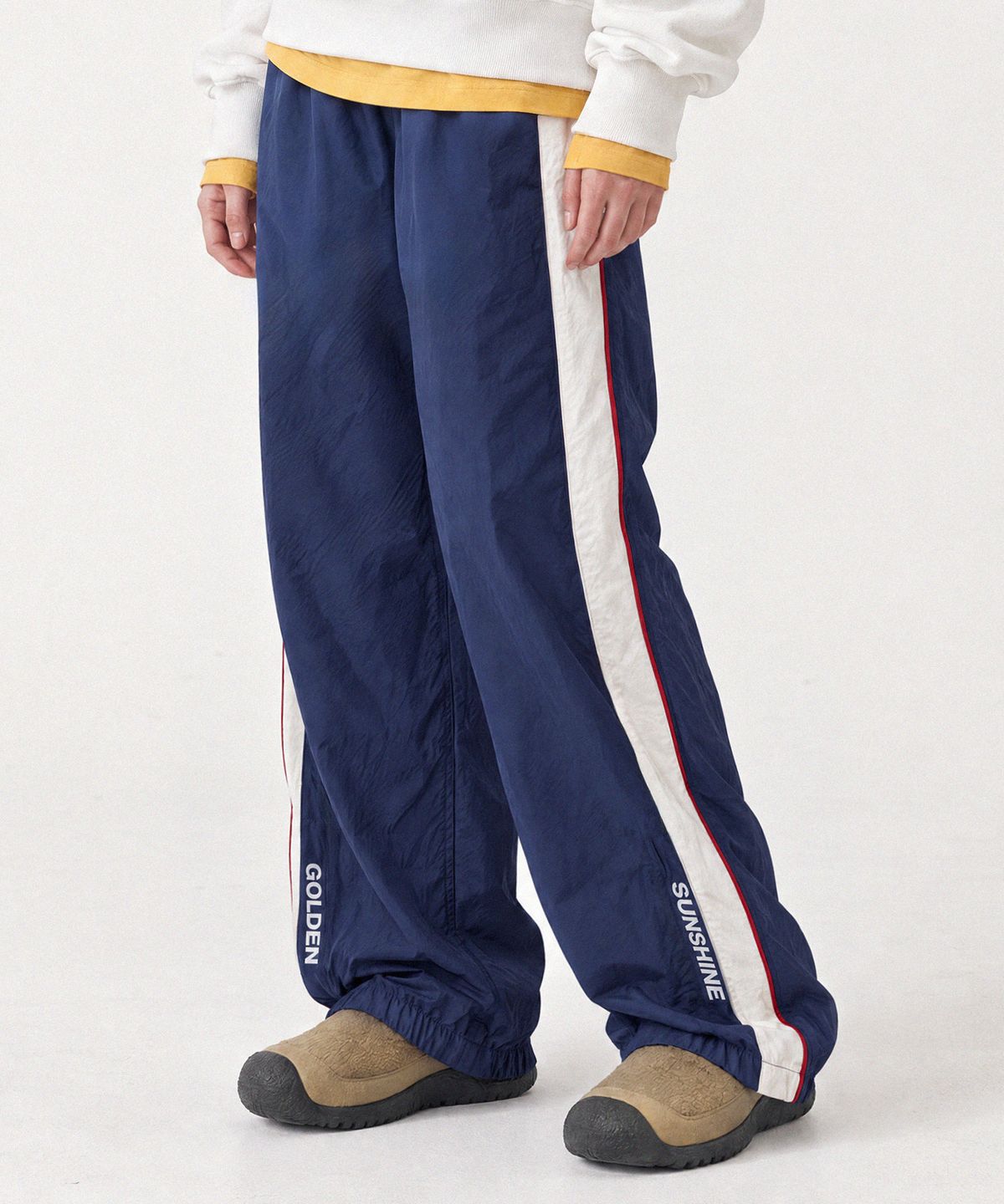 골든선샤인(GOLDEN SUNSHINE) WARM UP PANTS_BNavy/White