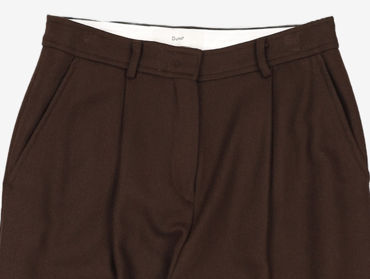 던스트(DUNST) CROPPED WOOL PANTS BLACK_UDPA3D233BK M