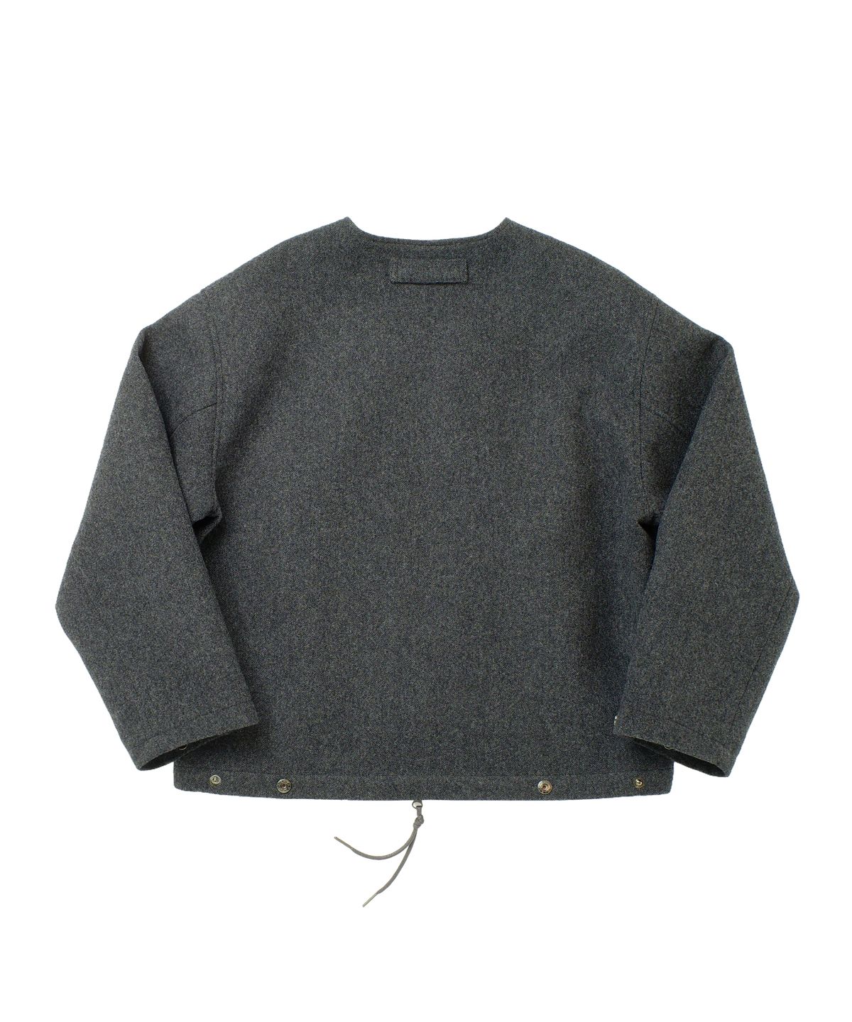 어낫띵(A NOTHING) PURE-WOOL 90 Y ZIP-UP JACKET (Charcoal)