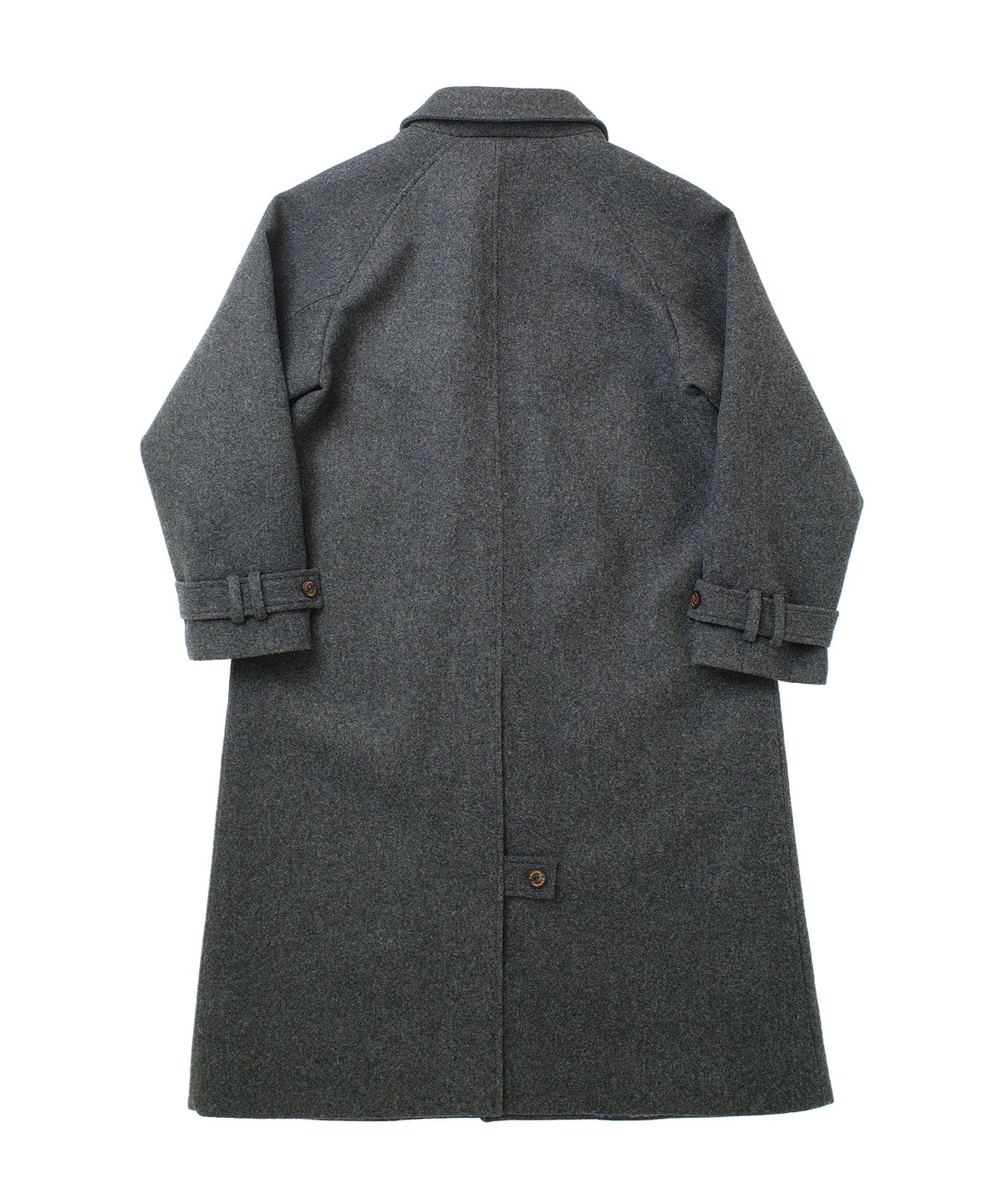 어낫띵(A NOTHING) PURE-WOOL 90 BALMACAAN COAT (Charcoal)