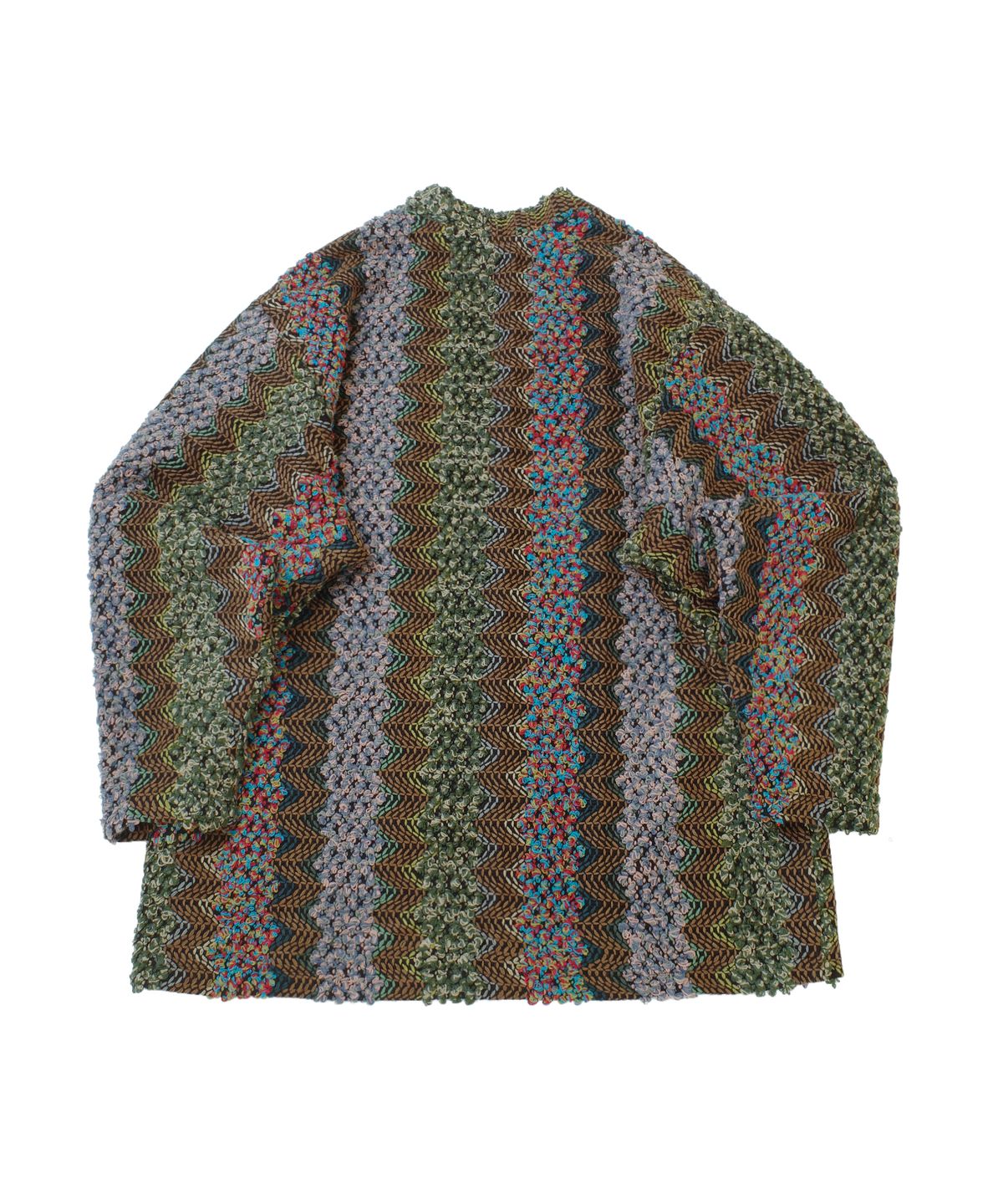 어낫띵(A NOTHING) BOUCLE BOHEMIAN HERITAGE CARDIGAN (Black)