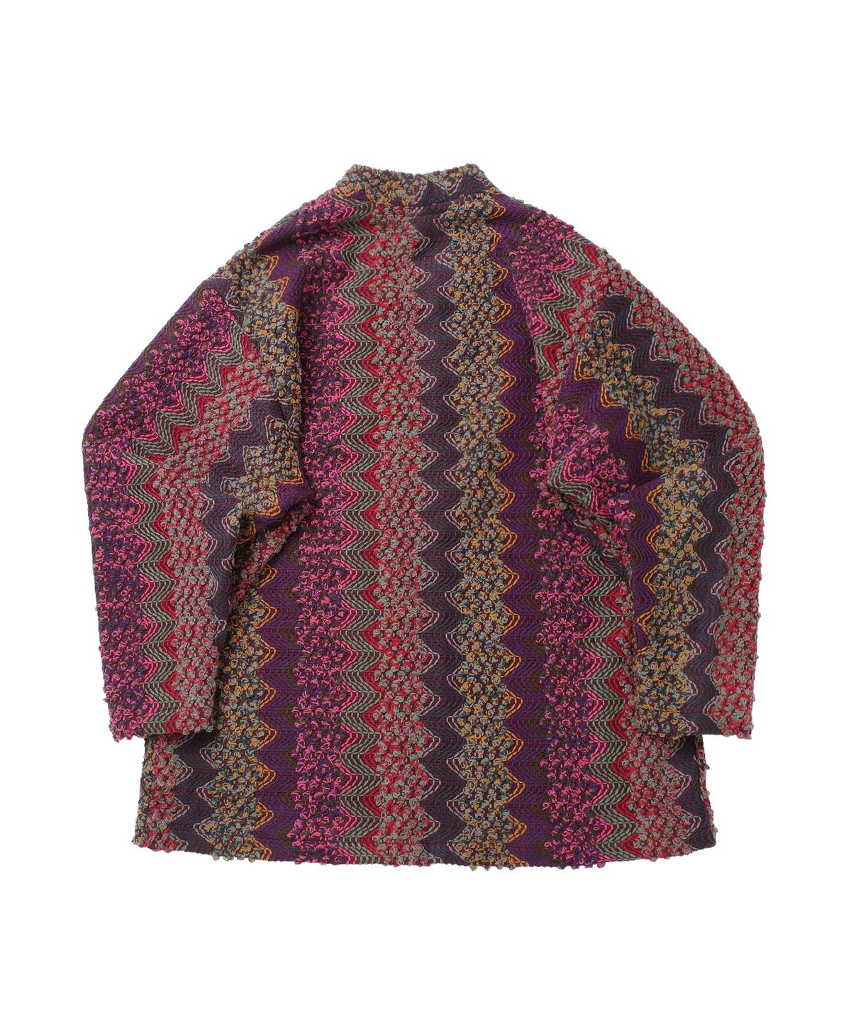 어낫띵(A NOTHING) BOUCLE BOHEMIAN HERITAGE CARDIGAN (Burgundy)