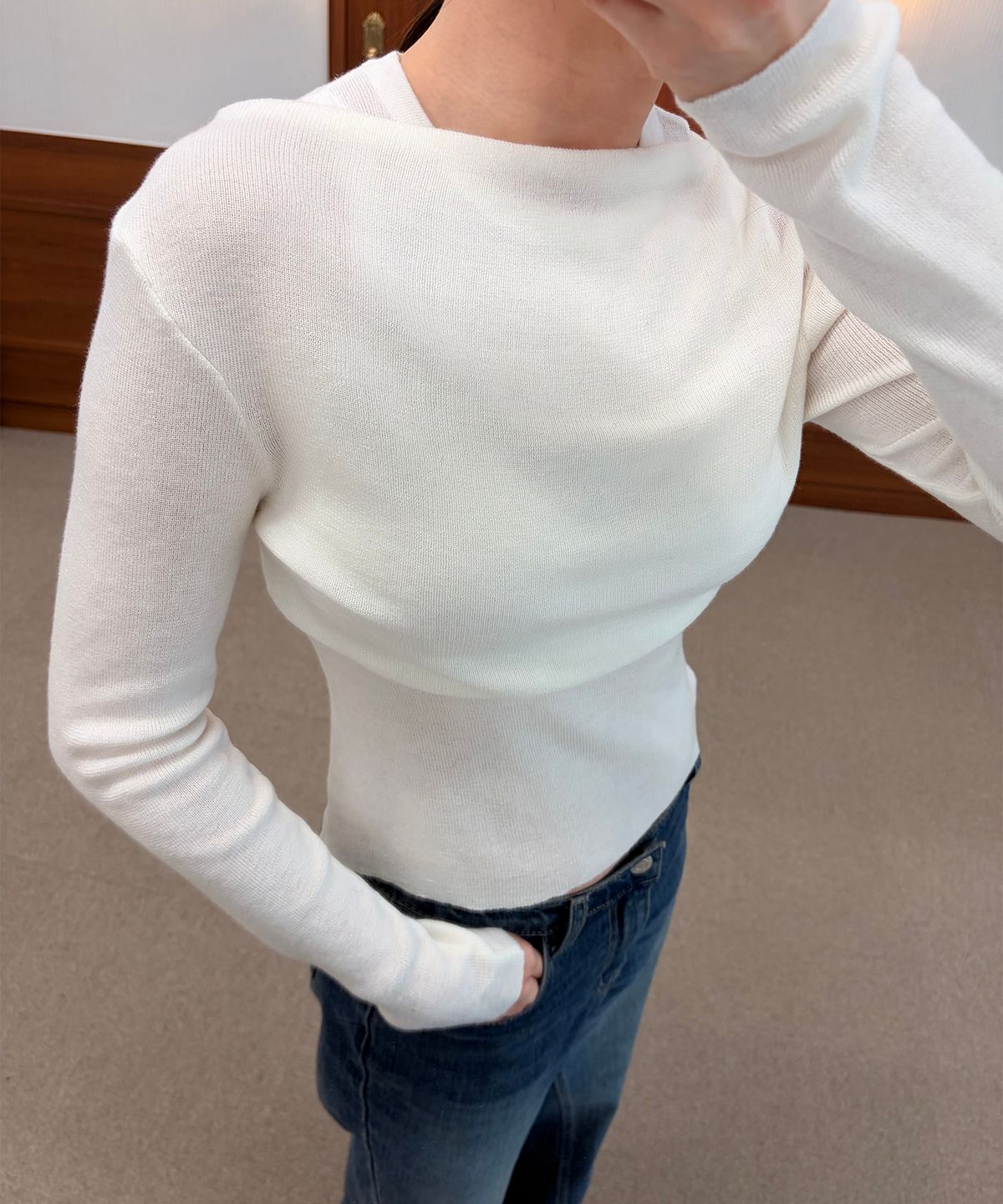 이브(YIV) Niel Layered Knit Top