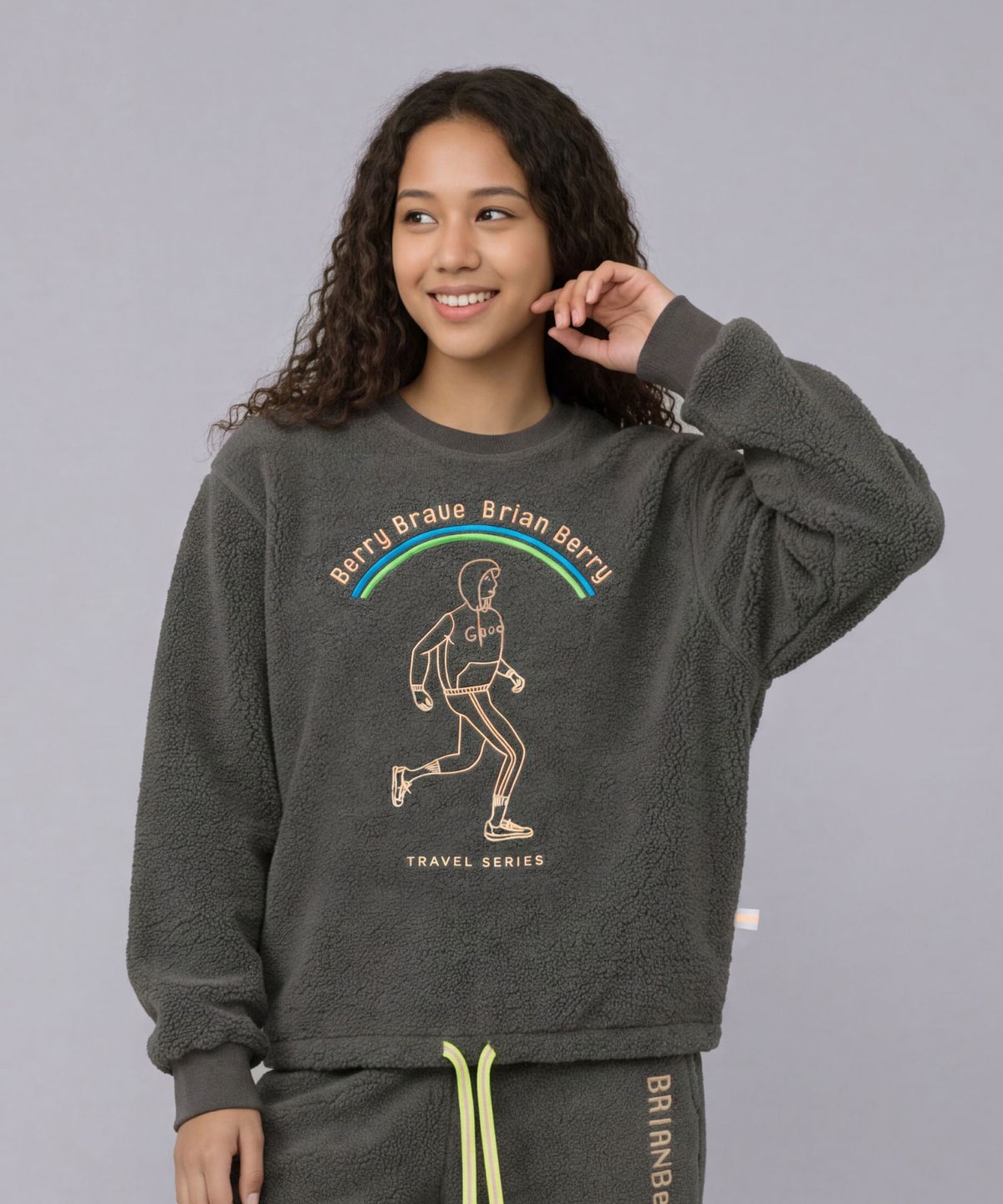 브라이언베리(BRIAN BERRY) BERRYMAN SIGNATURE BOLD SET-UP TEE_FUTURE GREY