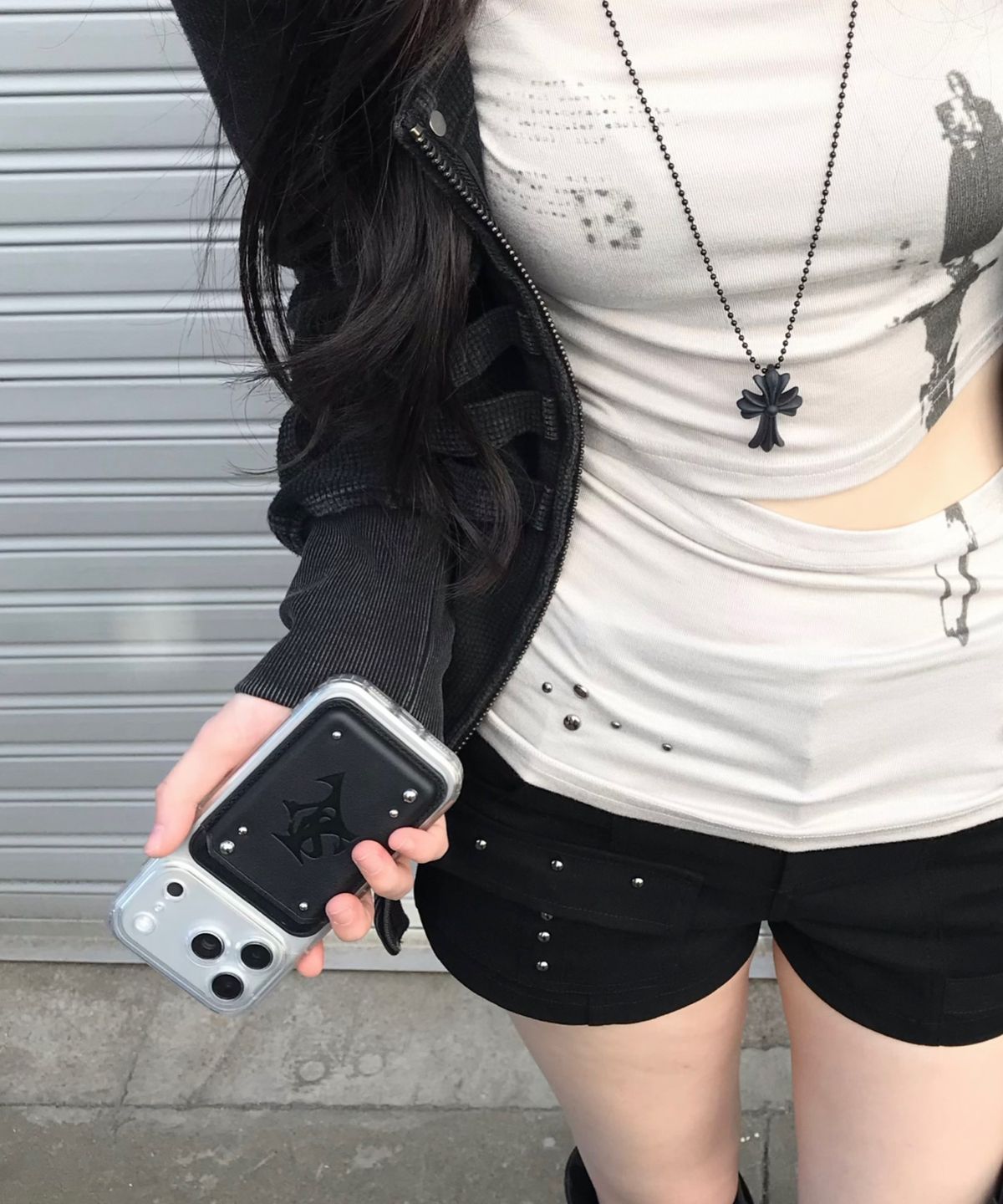 리버뉴스(LIBERALNEWS) BLAVKNESS MAGNETIC CARD WALLET_BLACK